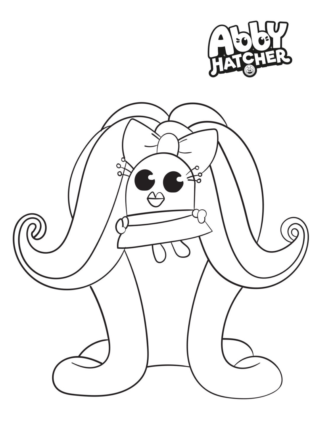Printable Abby Hatcher Coloring Pages Pdf For Kids - Abby Hatcher Harriet Coloring Page
