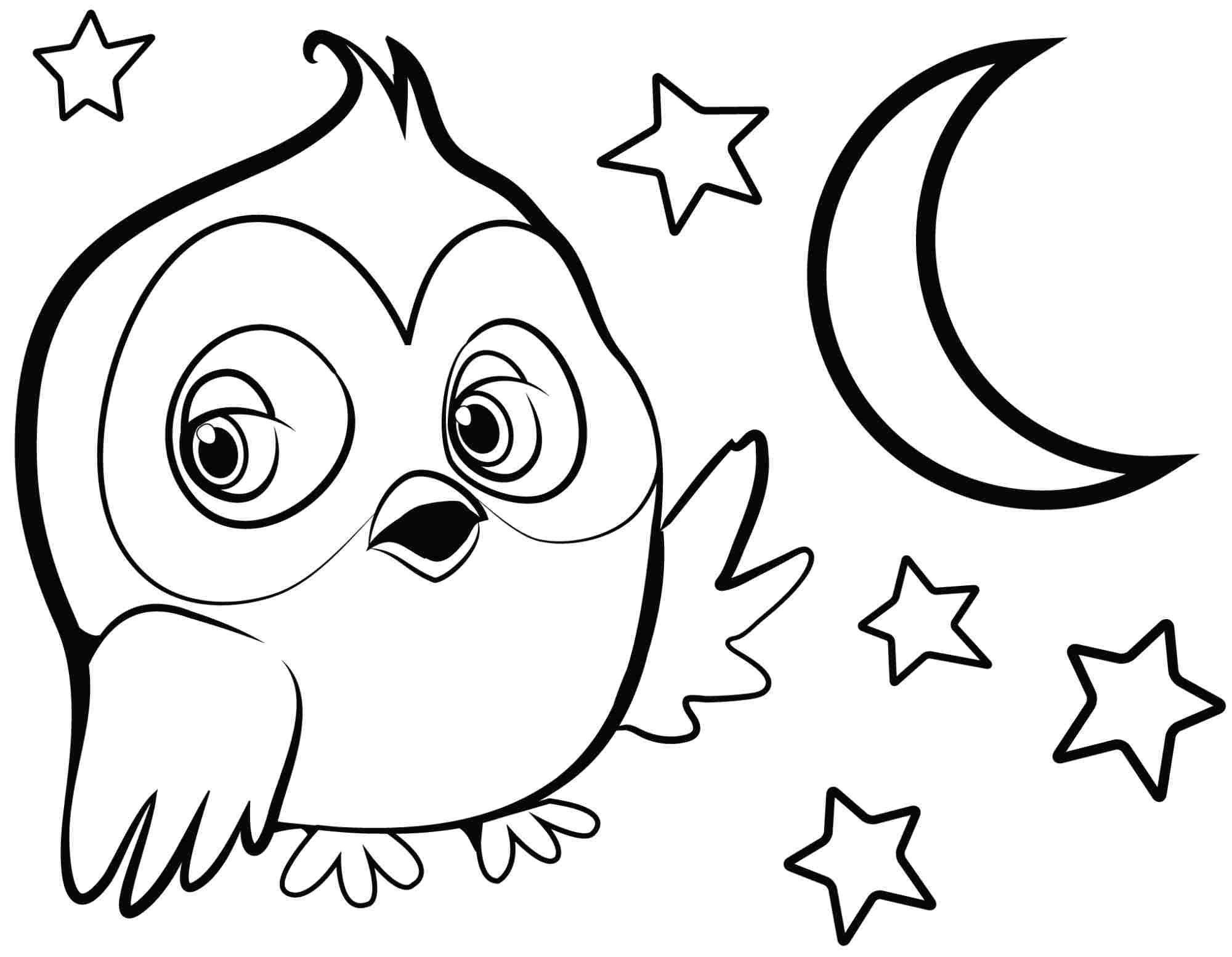 Adorable Cute Owl Coloring Pages Pdf Free - Adorable Cute Owl Coloring Pages for kids