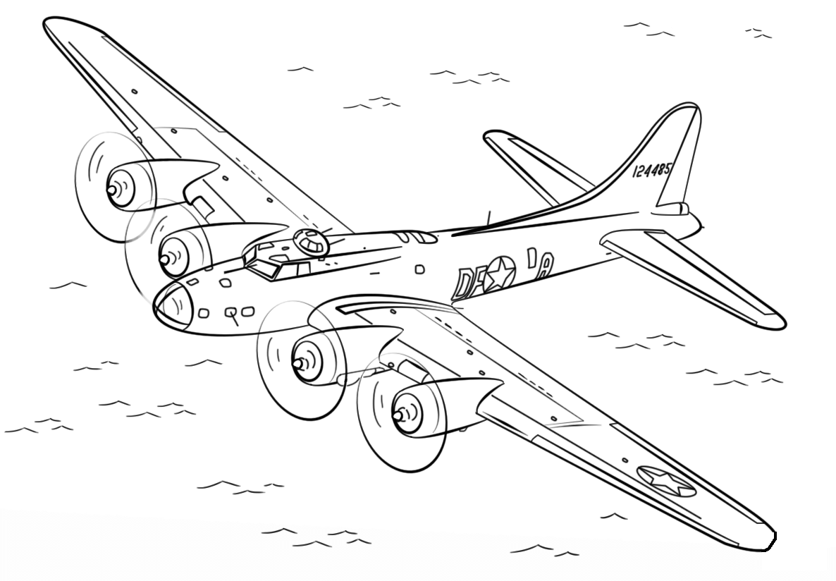 Printable Air Force Coloring Pages Pdf For Kids - Air Force Coloring Pages For Kids