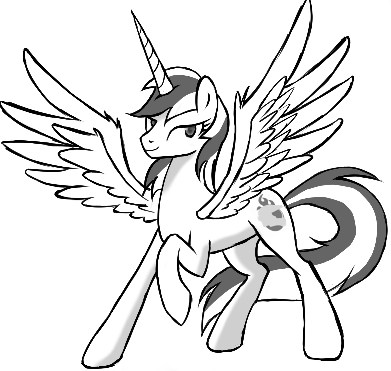 Free Printable Alicorn Coloring Pages Pdf - Alicorn Coloring Pages Template