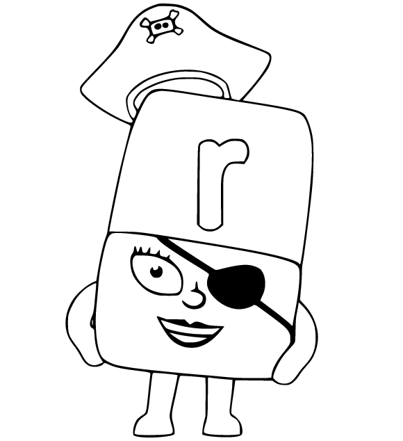 Let's Have Fun with Alphablocks Coloring Pages Pdf - Alphablocks Coloring Pages R