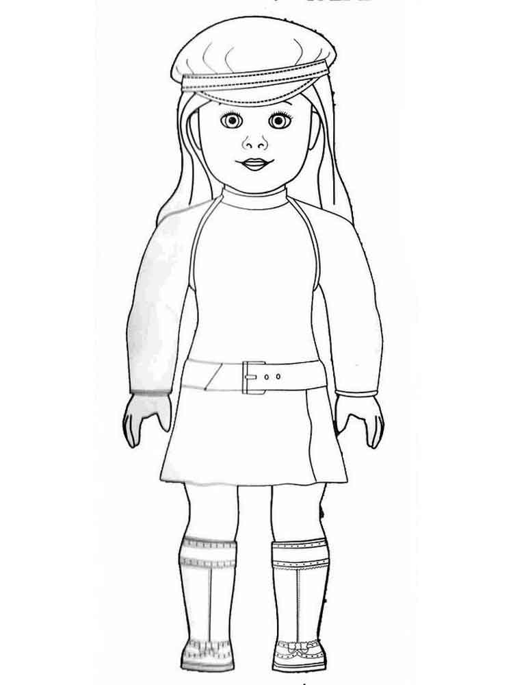 Cute American Girl Doll Coloring Pages Pdf to Print - American Girl Doll Coloring Pages Printable