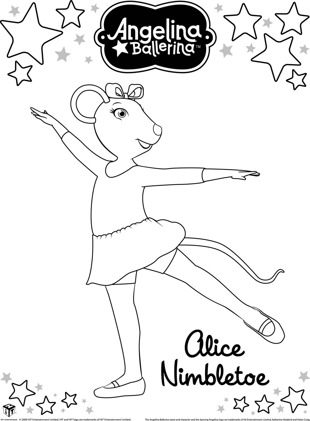 Printable Angelina Ballerina Coloring Pages Pdf - Angelina Ballerina Coloring Pagse Alice