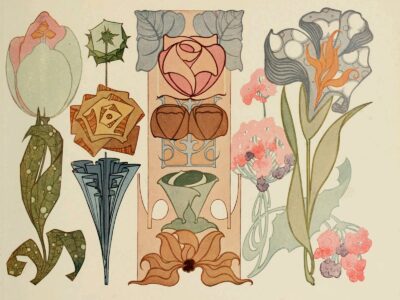 Printable Art Nouveau Coloring Pages Pdf - Art Nouveau