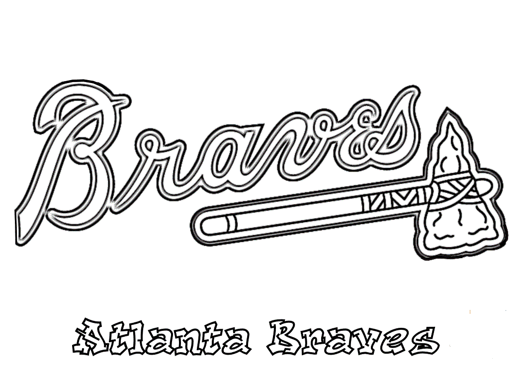 Atlanta Braves Coloring Pages Printable Pdf - Atlanta Braves Coloring Pages to Print