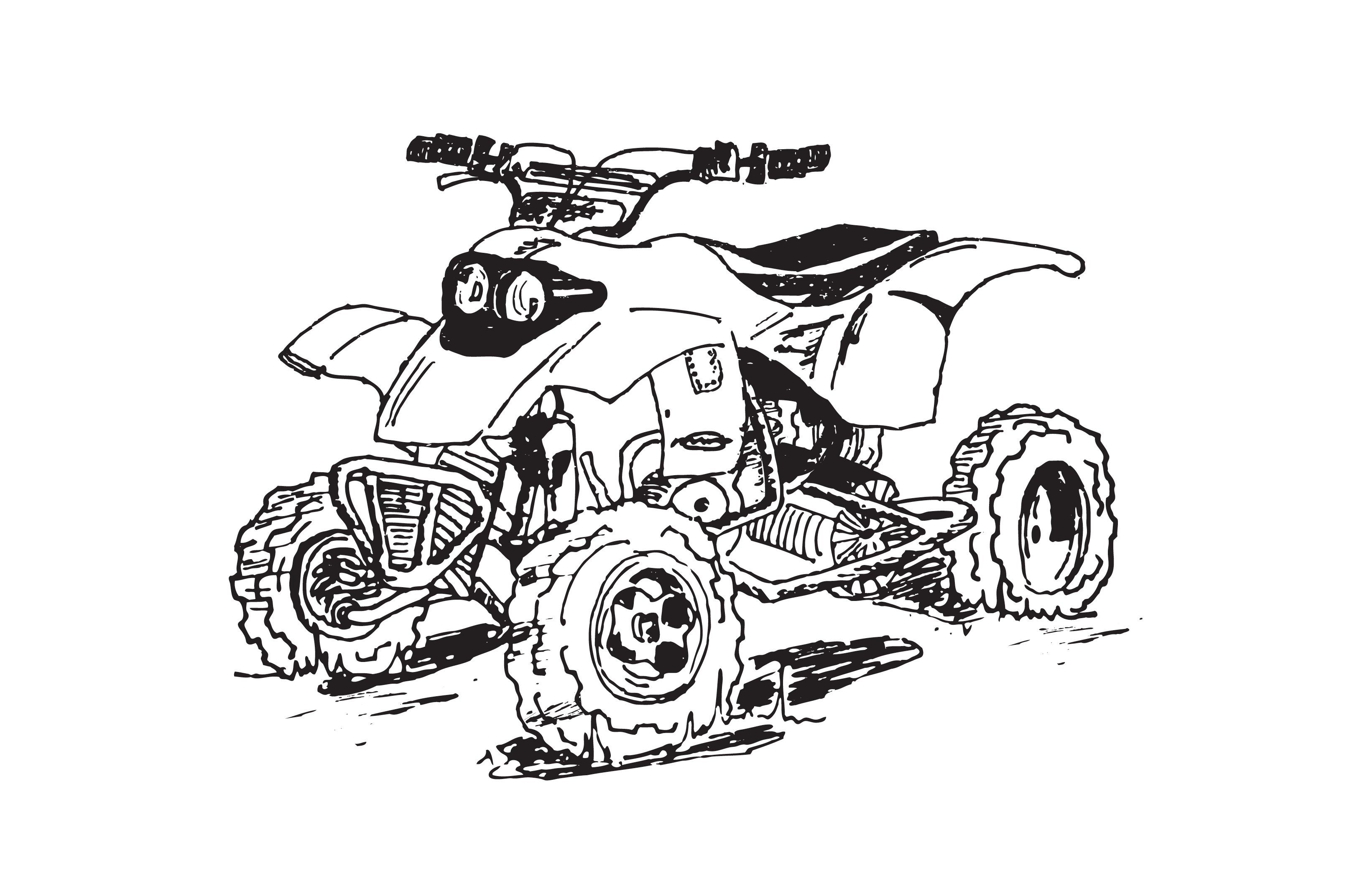 Free Printable Atv Coloring Pages PDF - Atv Coloring Pages