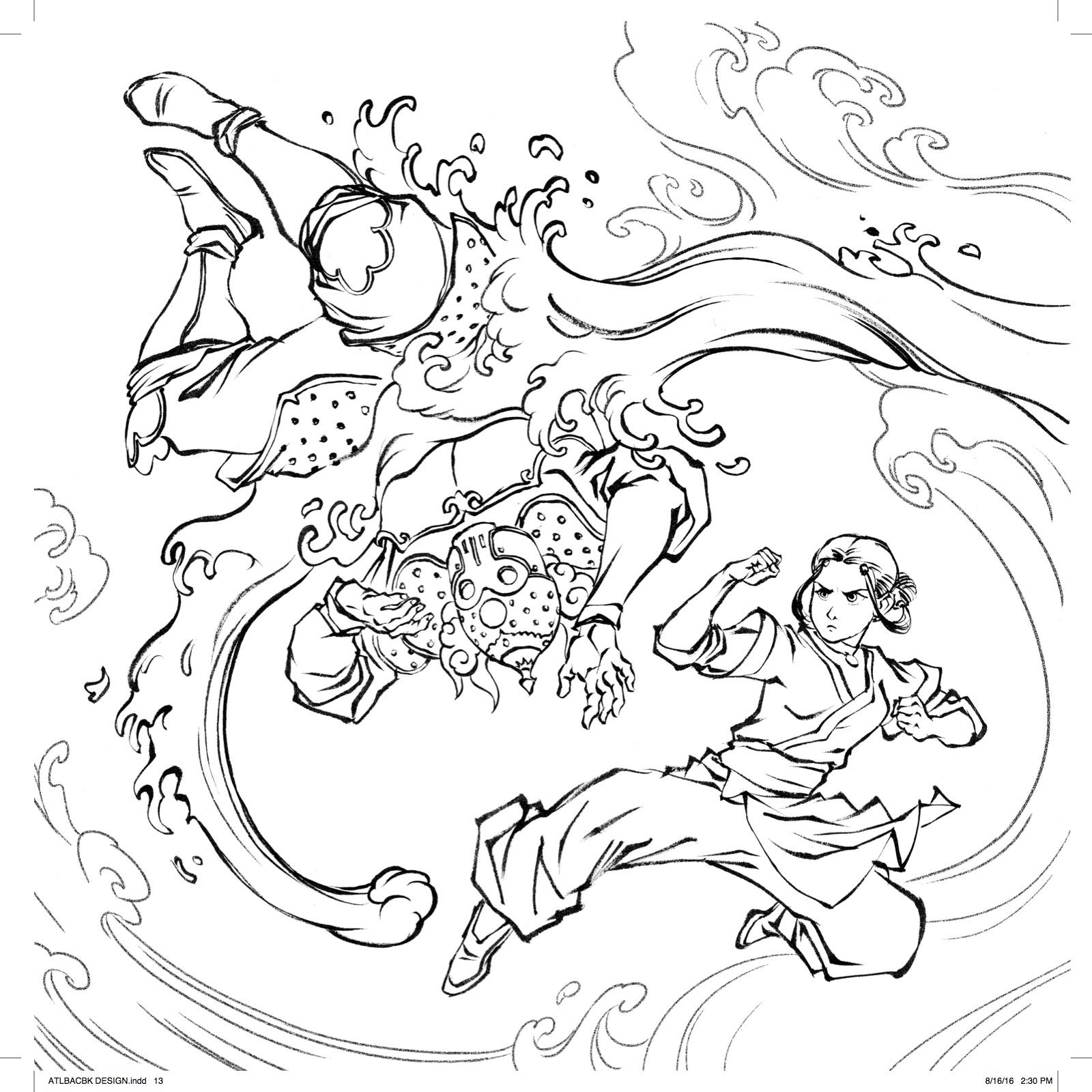 Avatar The Last Airbender Coloring Pages Free Pdf - Avatar The Last Airbender Coloring Pages Free