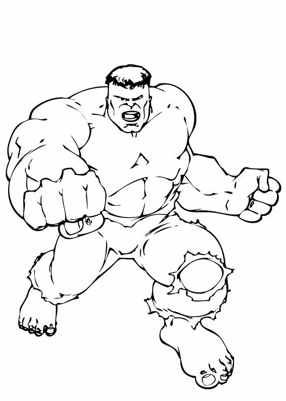 Printable Avengers Hulk Coloring Pages Pdf - Avenger Hulk Smash Coloring Pages