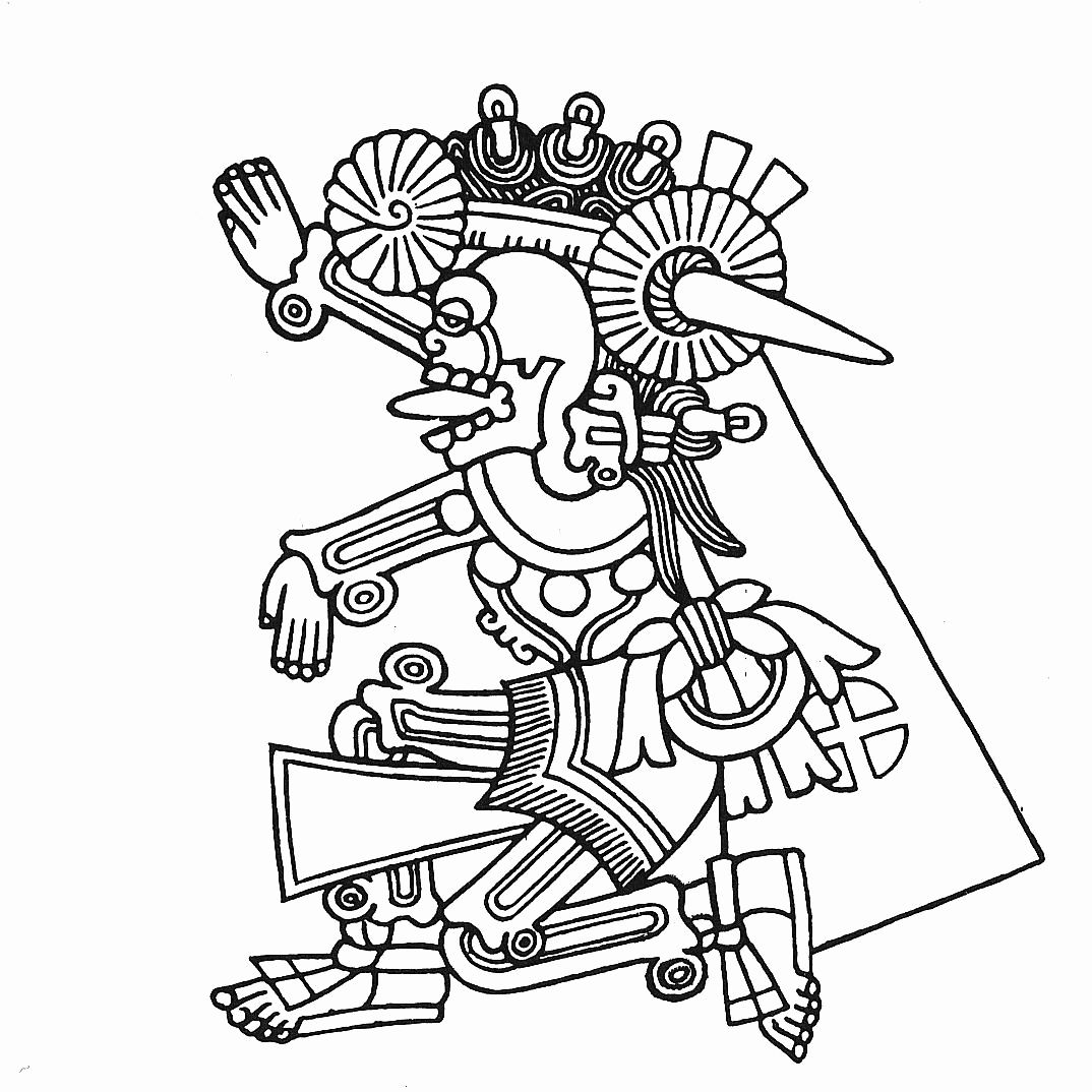 Aztec Coloring Pages Pdf to Print - Aztec Coloring Pages