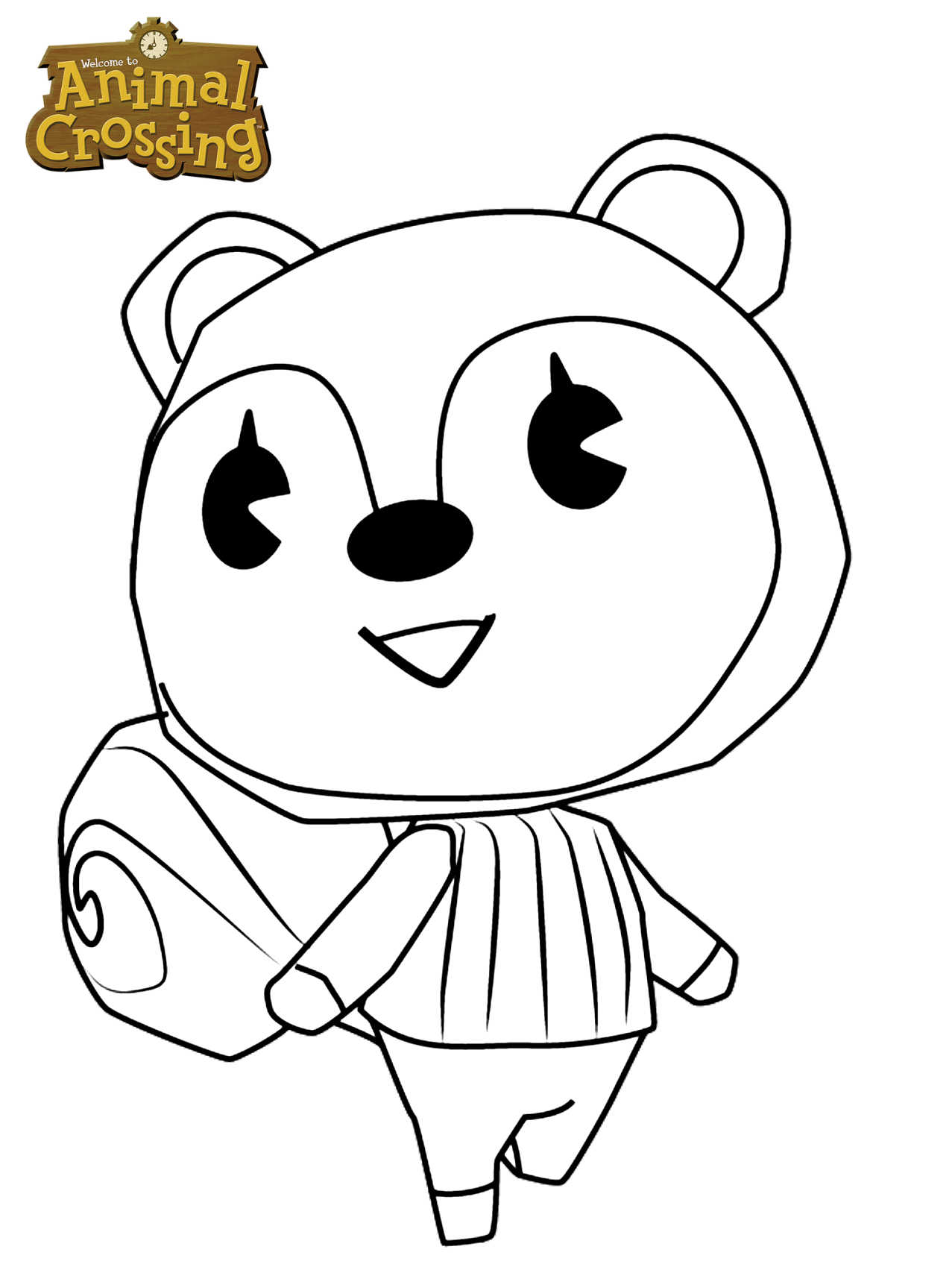 Animal Crossing Coloring Pages - Best Animal Crossing Coloring Pages