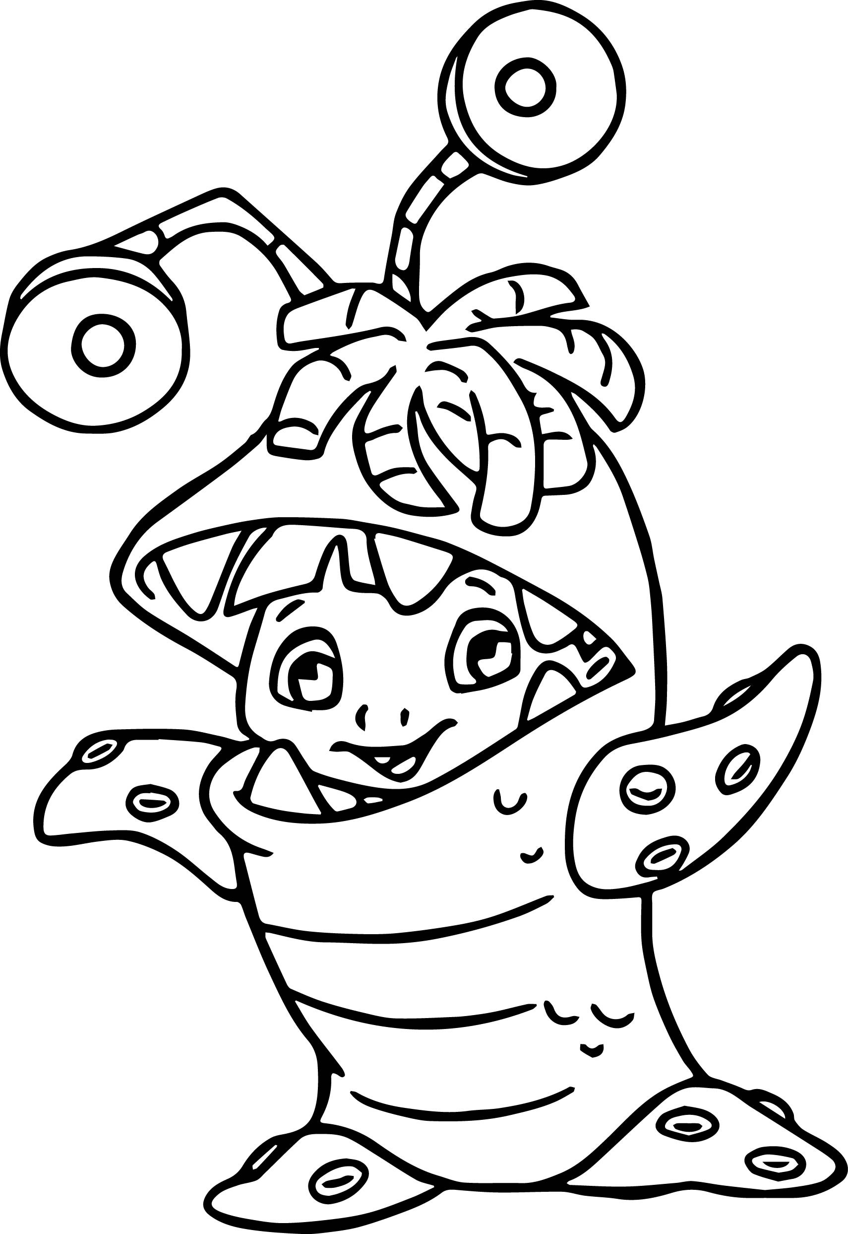 Free Printable Monster Inc Coloring Pages Pdf - Boo Monsters Inc Coloring Pages