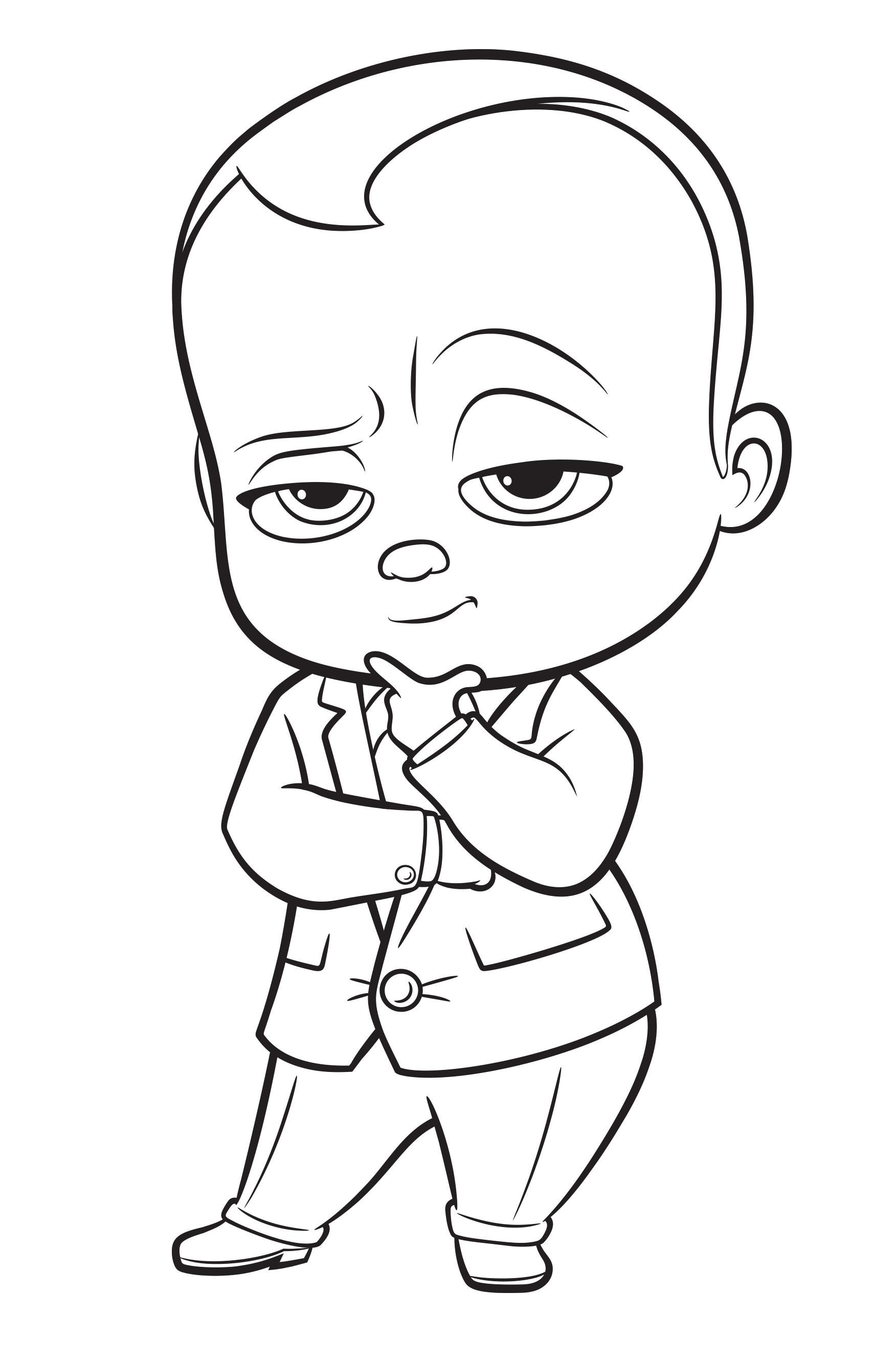 Baby Pictures Coloring Pages Pdf - Boss Baby Pictures Coloring Pages
