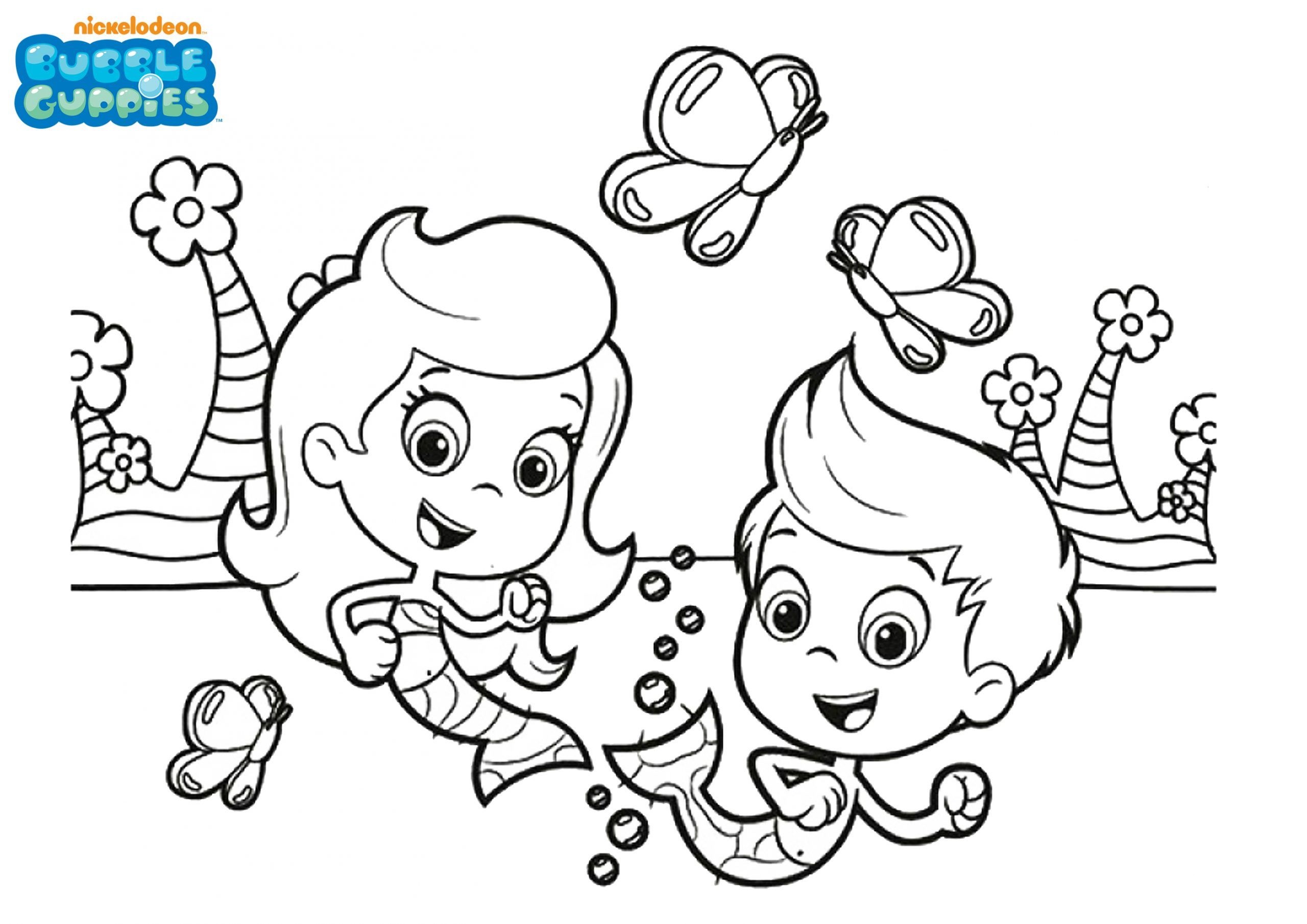 Bubble Guppies Coloring Pages - Bubble Guppies Coloring Pages