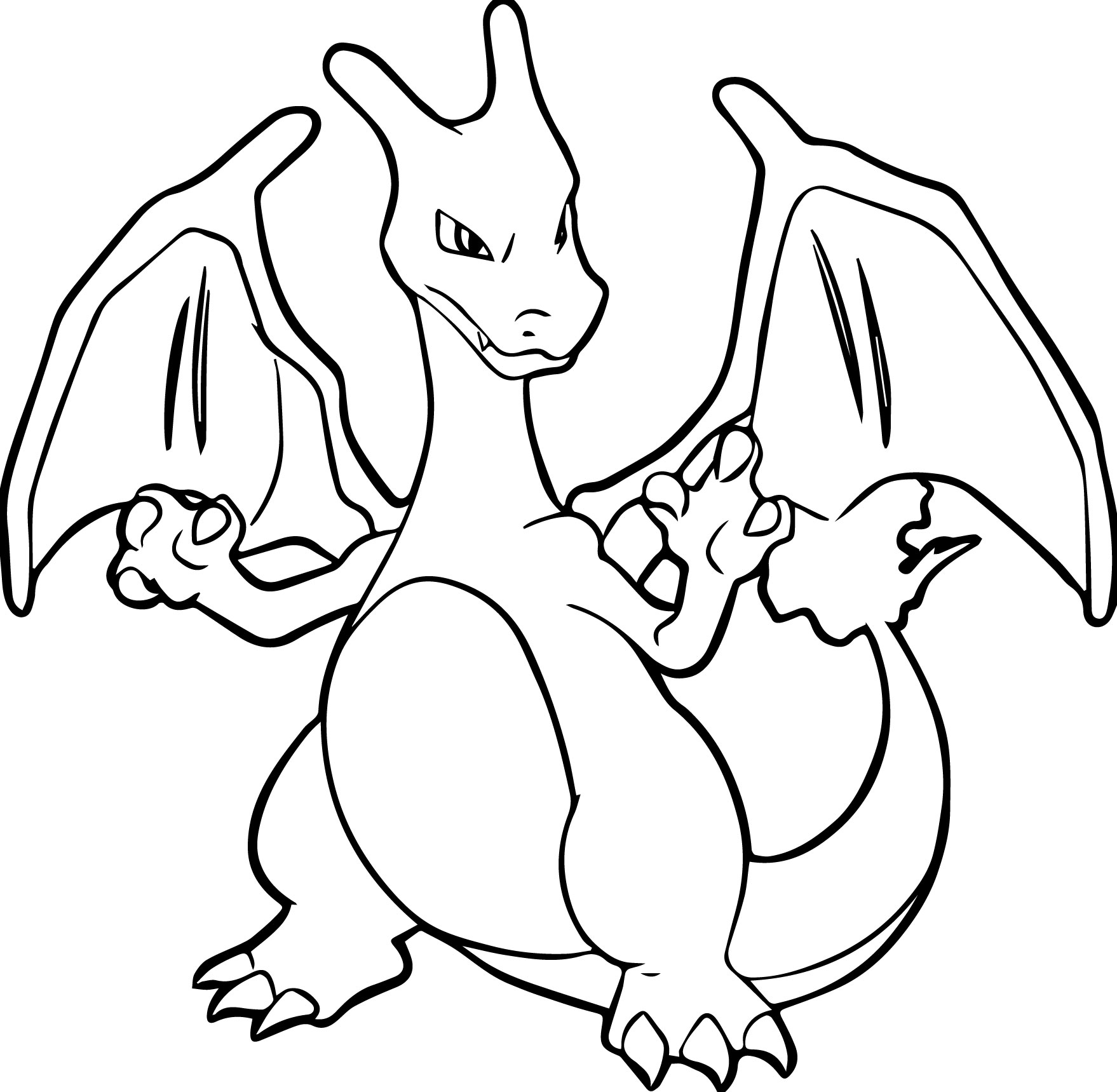 Printable Charizard Coloring Pages - Charizard Coloring Pages