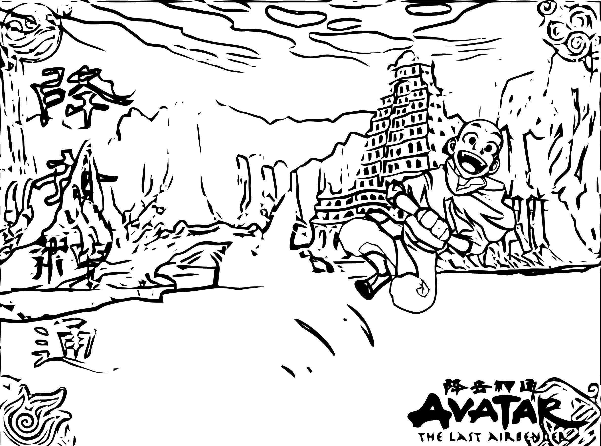 Avatar The Last Airbender Coloring Pages Free Pdf - Coloring Pages Avatar The Last Airbender