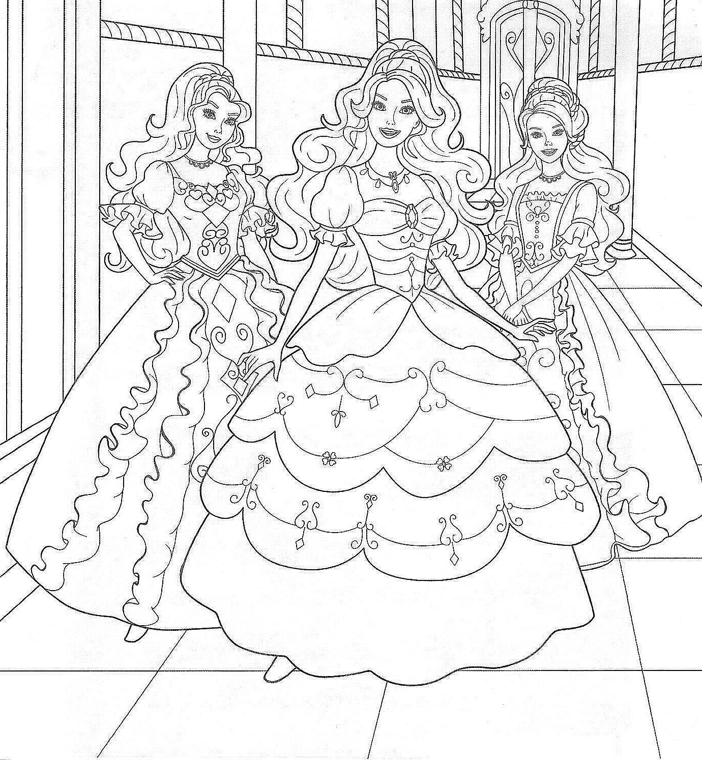 Printable Barbie And Friends Coloring Pages Pdf - Coloring Pages Barbie And Friends