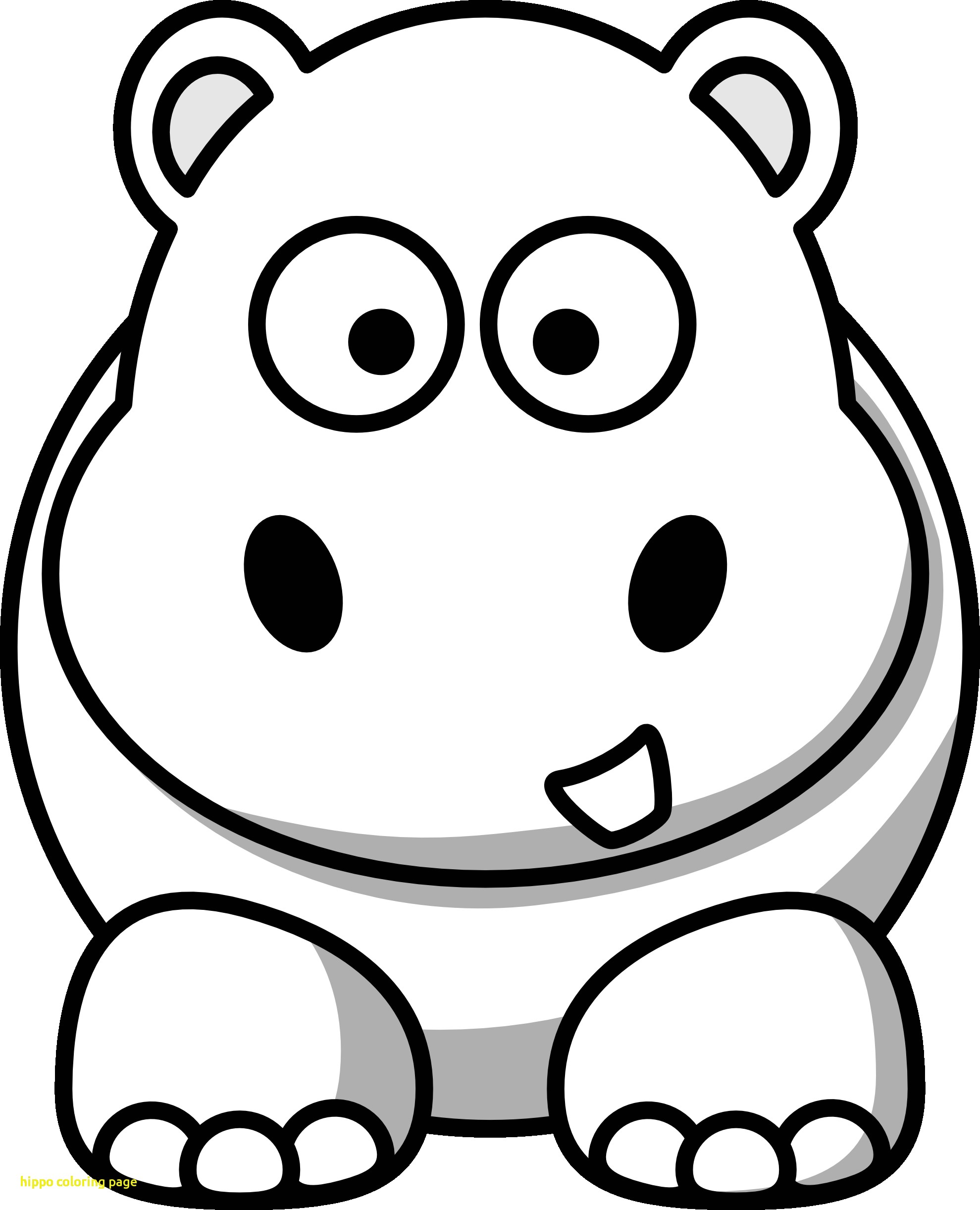 Printable Hippo Coloring Pages Pdf - Coloring Pages For Kids Hippo