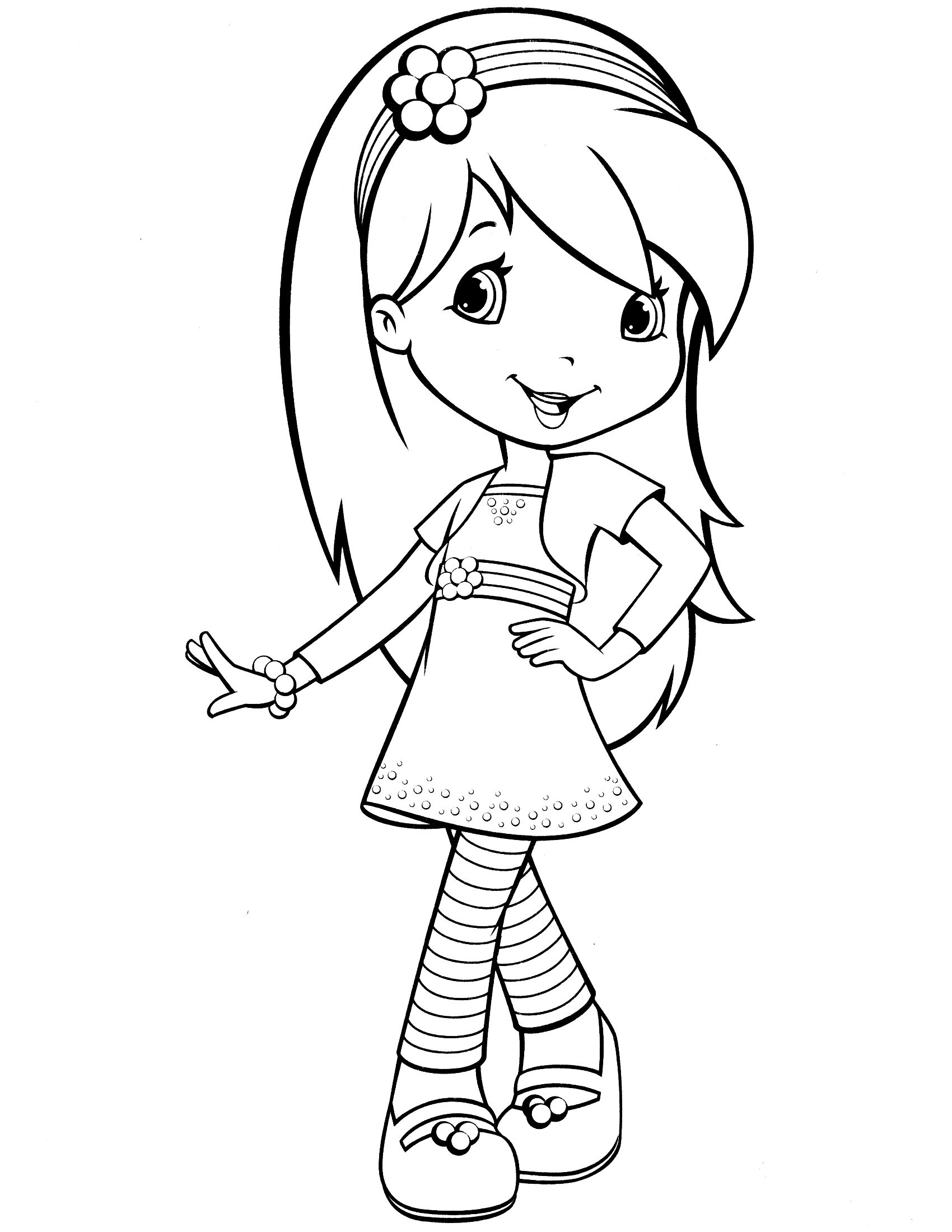 Printable Strawberry Shortcake Coloring Pages Pdf - Coloring Pages For Kids Strawberry Shortcake