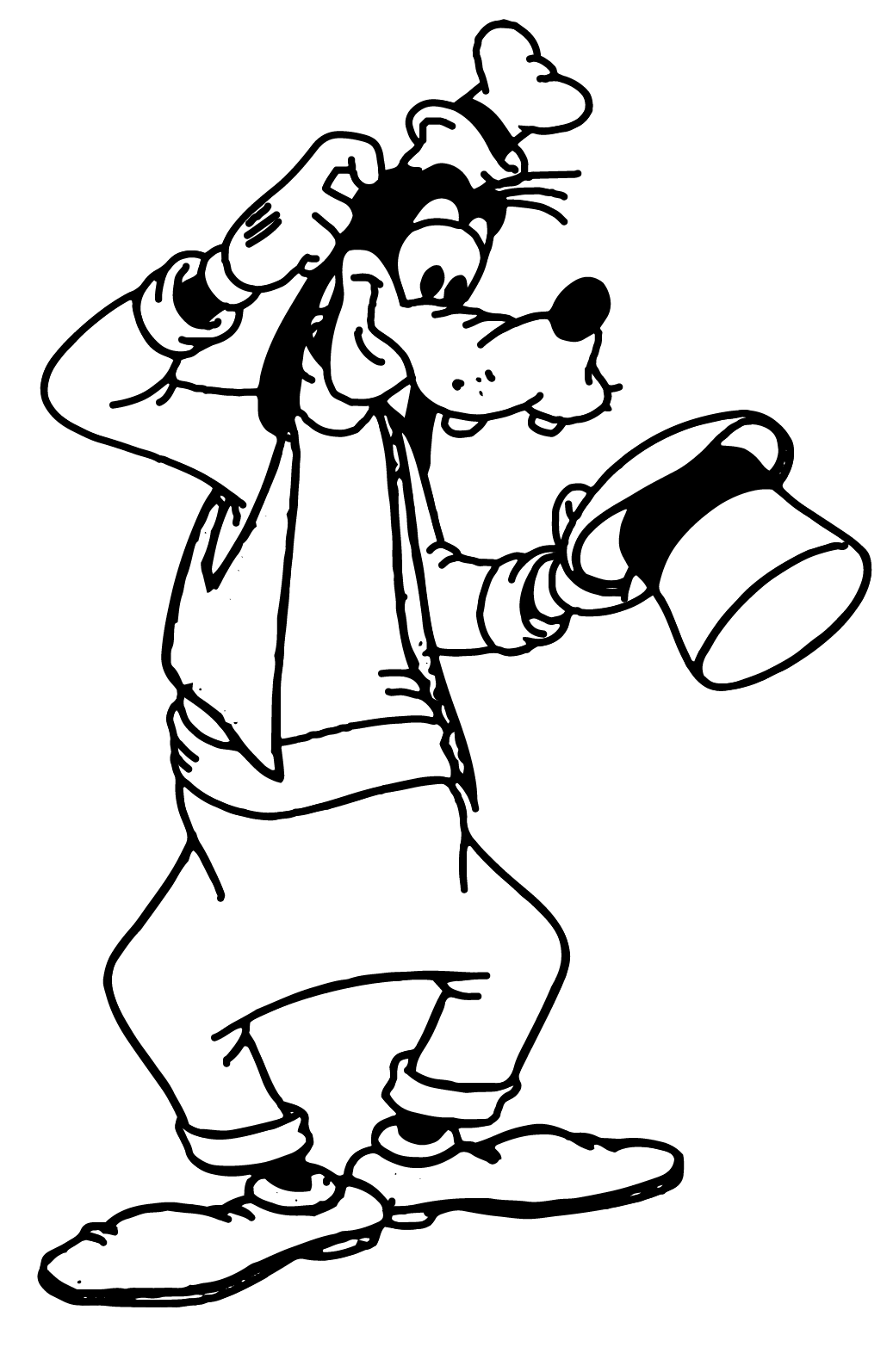 Goofy Coloring Pages For Kids - Coloring Pages Goofy