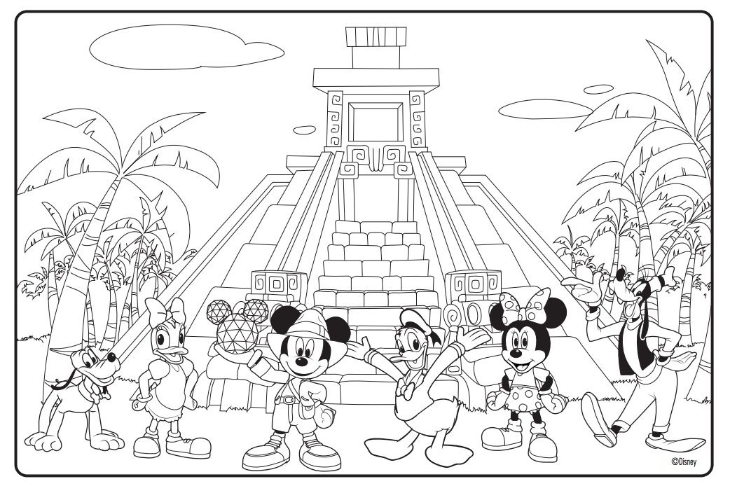 Mickey Mouse Clubhouse Coloring Pages For Kids - Coloring Pages Mickey Mouse Clubhouse