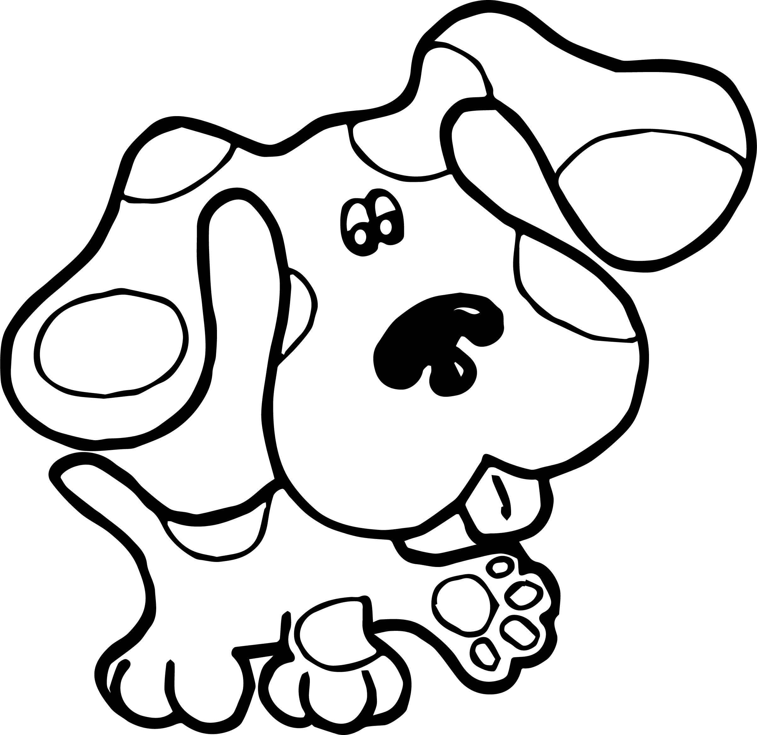 Printable Blues Clues Coloring Pages - Coloring Pages Of Blues Clues