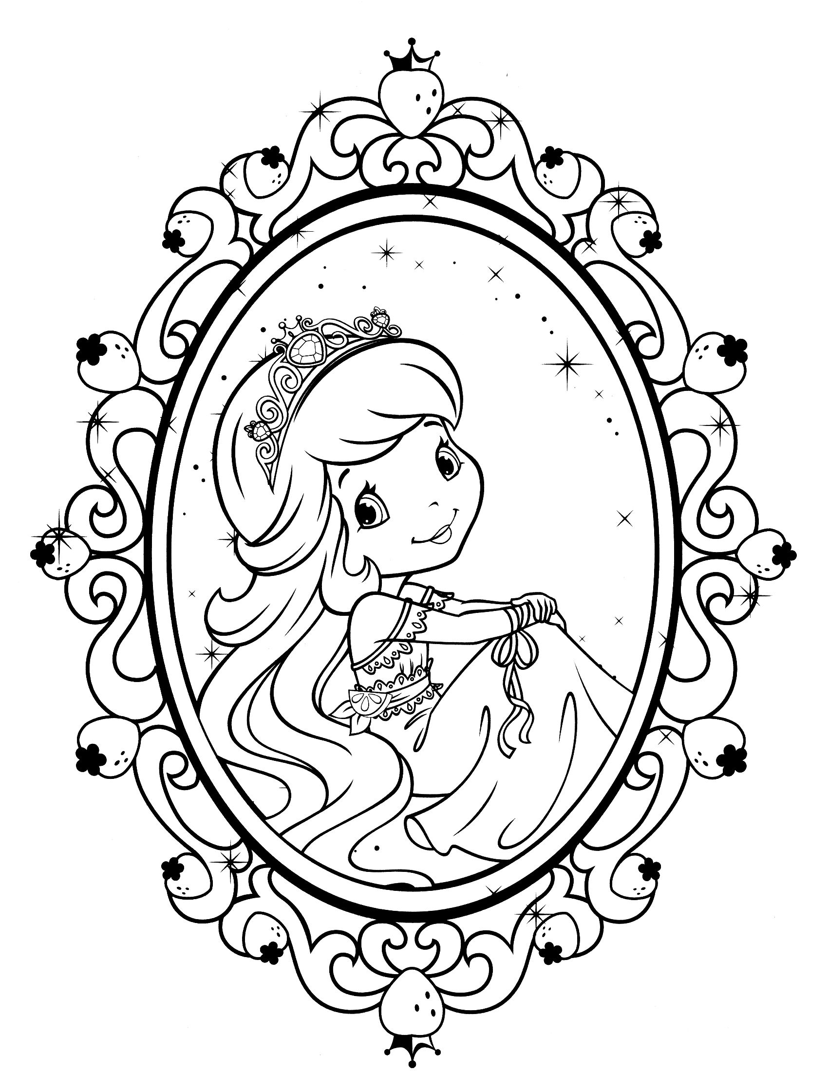 Printable Strawberry Shortcake Coloring Pages Pdf - Coloring Pages Of Strawberry Shortcake