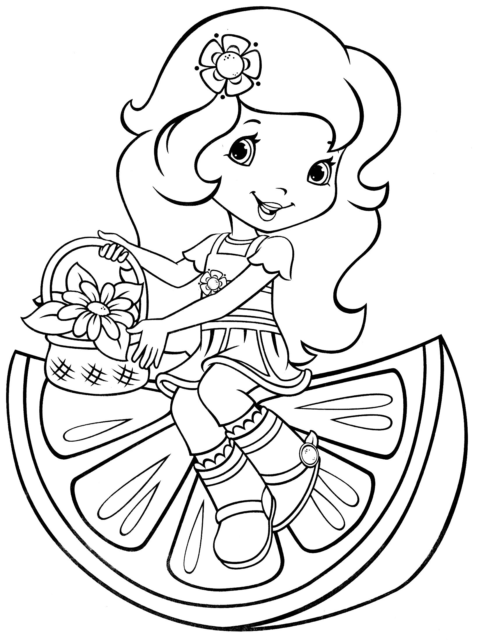Printable Strawberry Shortcake Coloring Pages Pdf - Coloring Pages Strawberry Shortcake