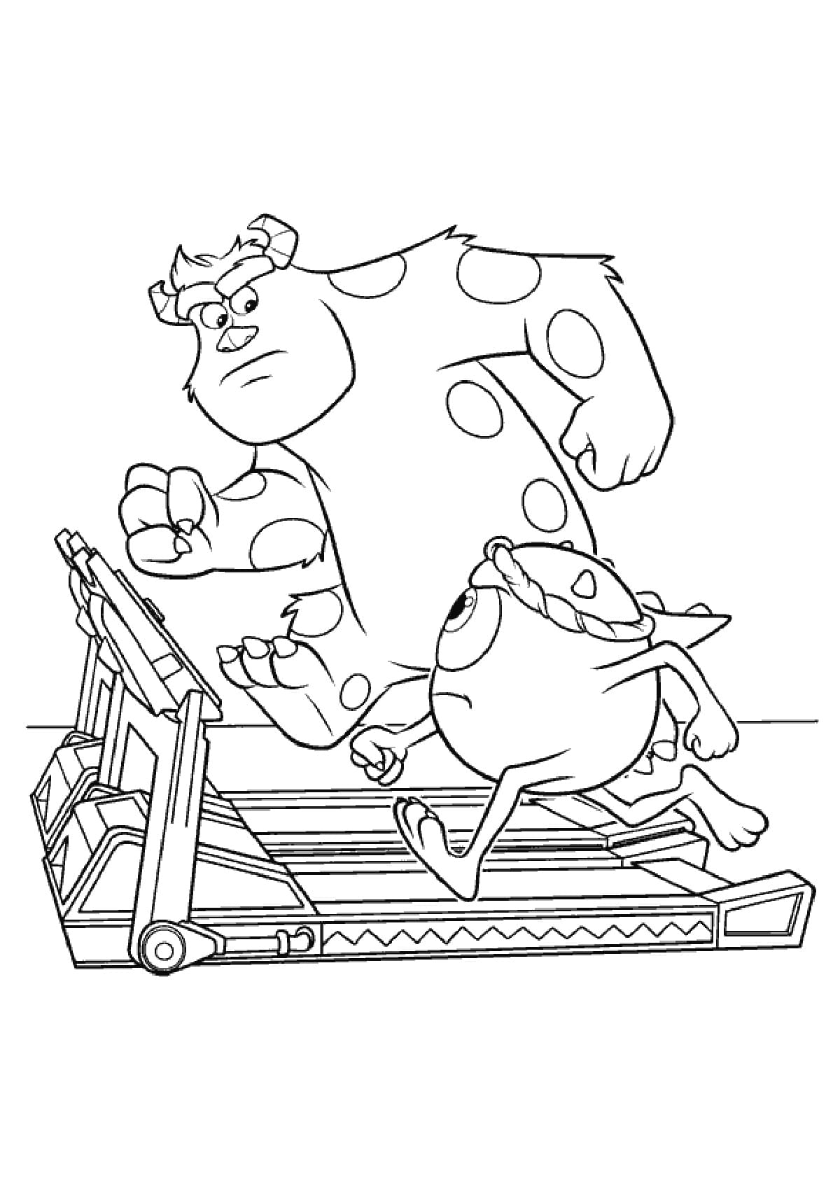 Free Printable Monster Inc Coloring Pages Pdf - Disney Coloring Pages Monsters Inc