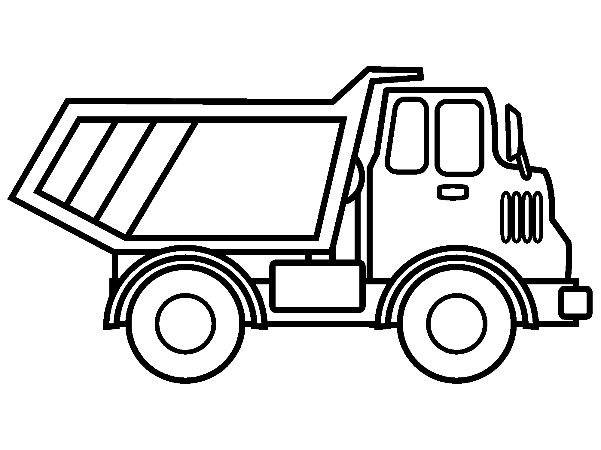 Dump Truck Coloring Pages Pdf Ideas - Dump Truck Coloring Pages