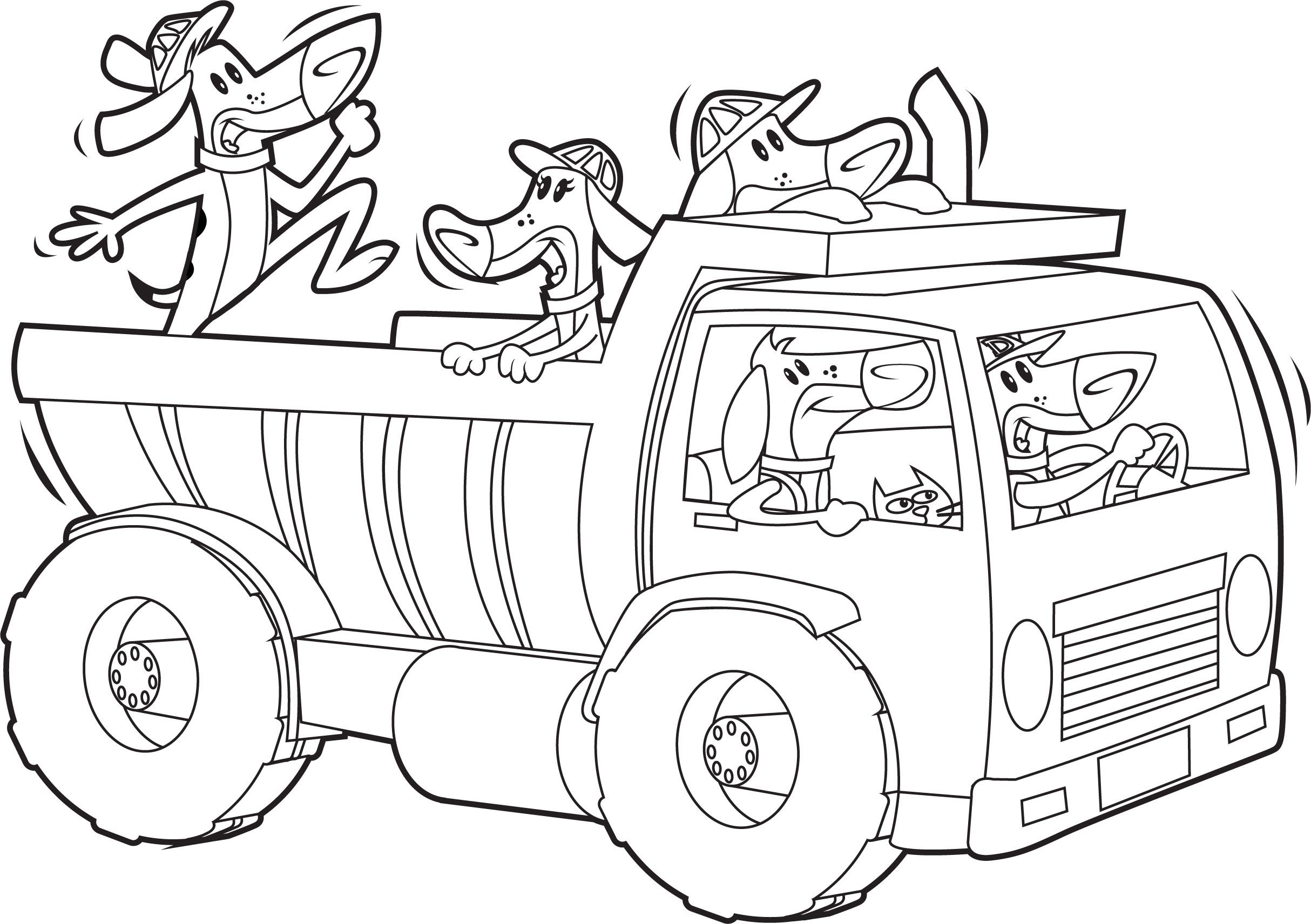 Dump Truck Coloring Pages Pdf Ideas - Dump Truck Coloring Pages