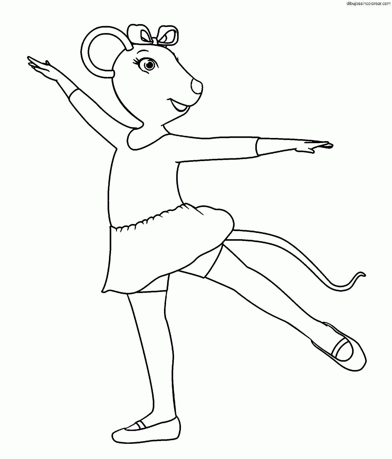 Printable Angelina Ballerina Coloring Pages Pdf - Free Angelina Ballerina Coloring Pages