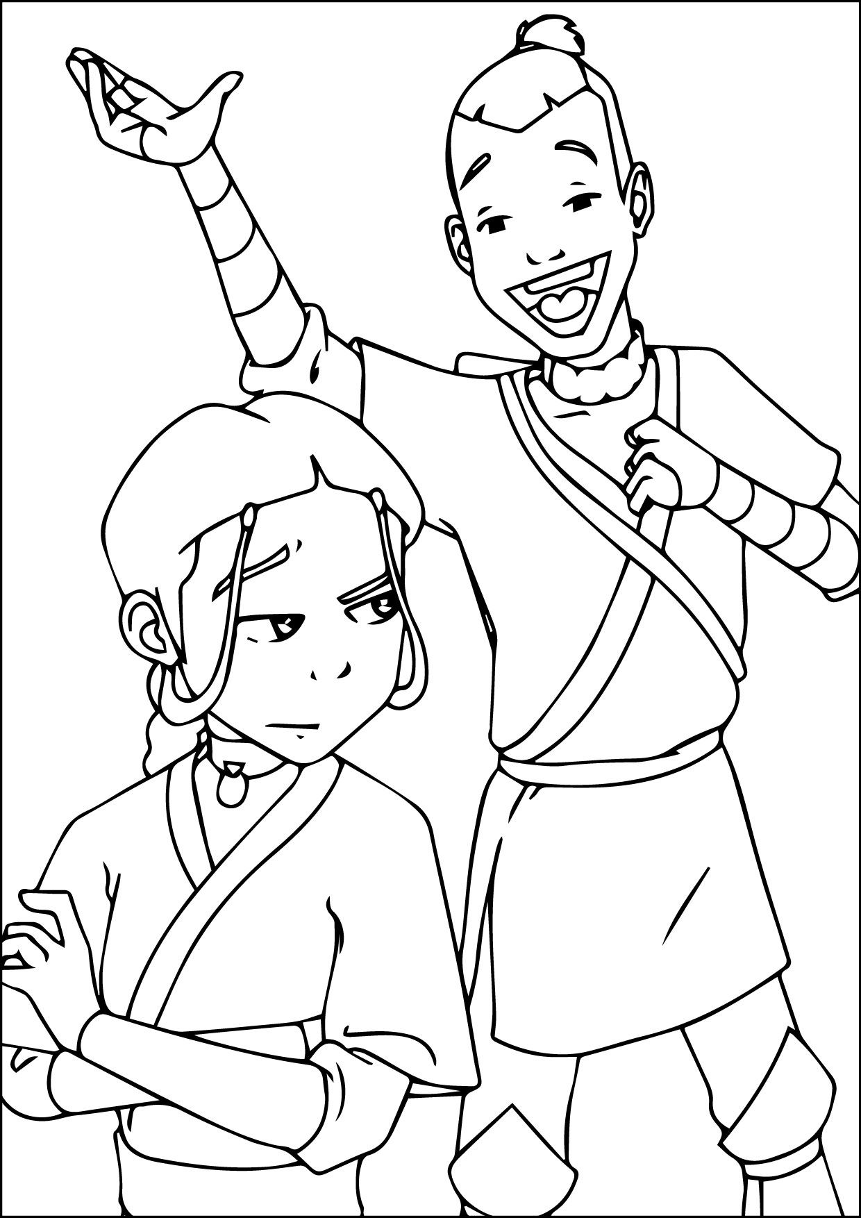 Avatar The Last Airbender Coloring Pages Free Pdf - Free Avatar The Last Airbender Coloring Pages