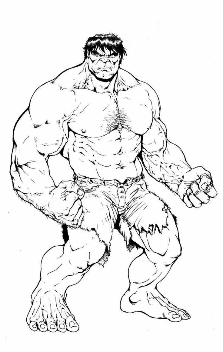 Printable Avengers Hulk Coloring Pages Pdf - Free Avenger Hulk Coloring Pages To Print