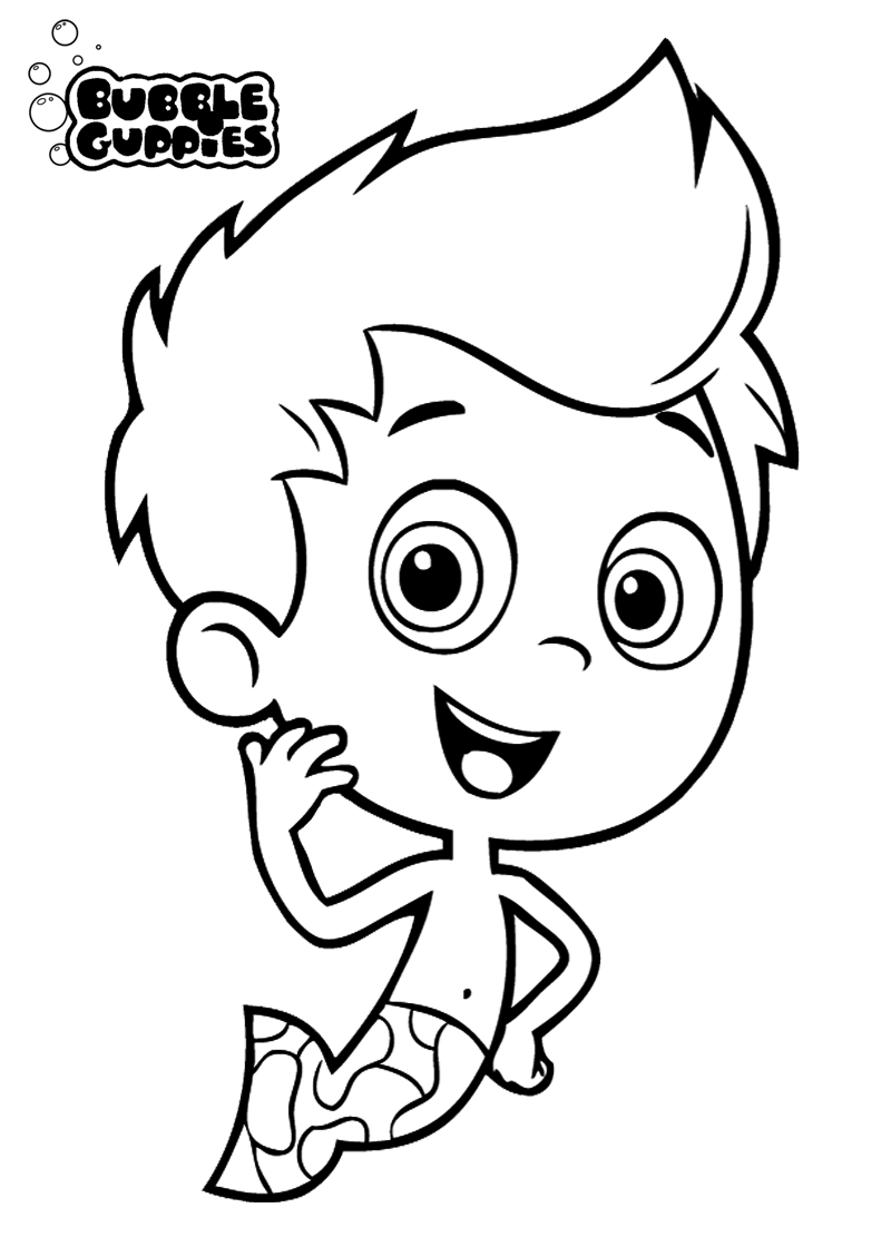 Bubble Guppies Coloring Pages - Free Bubble Guppies Coloring Pages