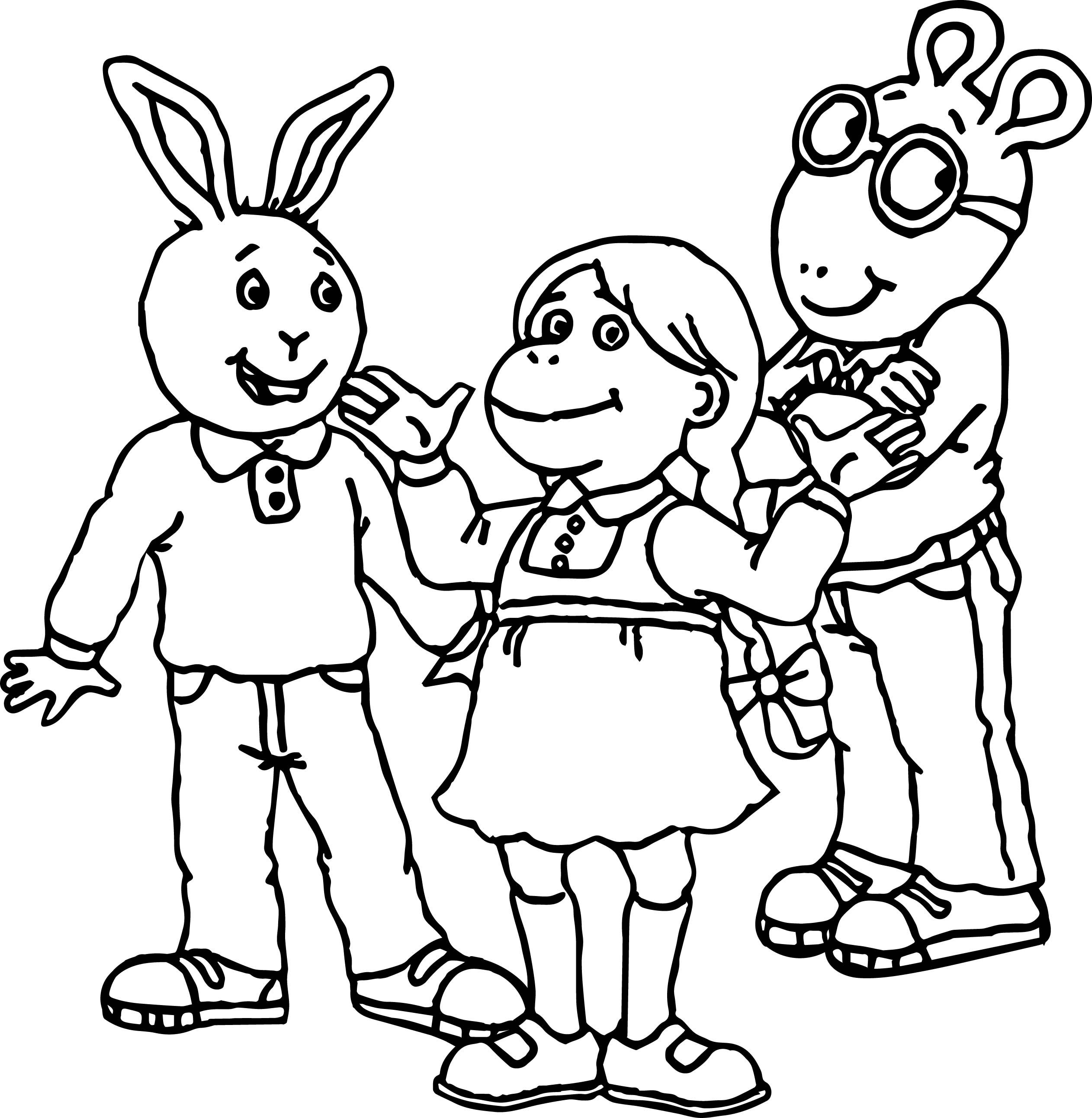 Printable Arthur Coloring Pages Pdf - Free Printable Arthur Coloring Pages 1