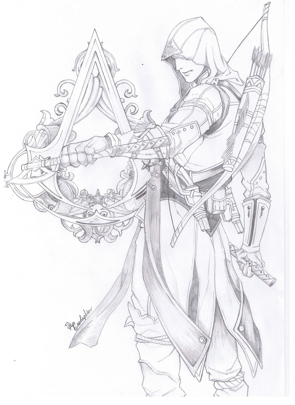 Assassin's Creed Coloring Pages Pdf to Print - Free Printable Assassins Creed Coloring Pages