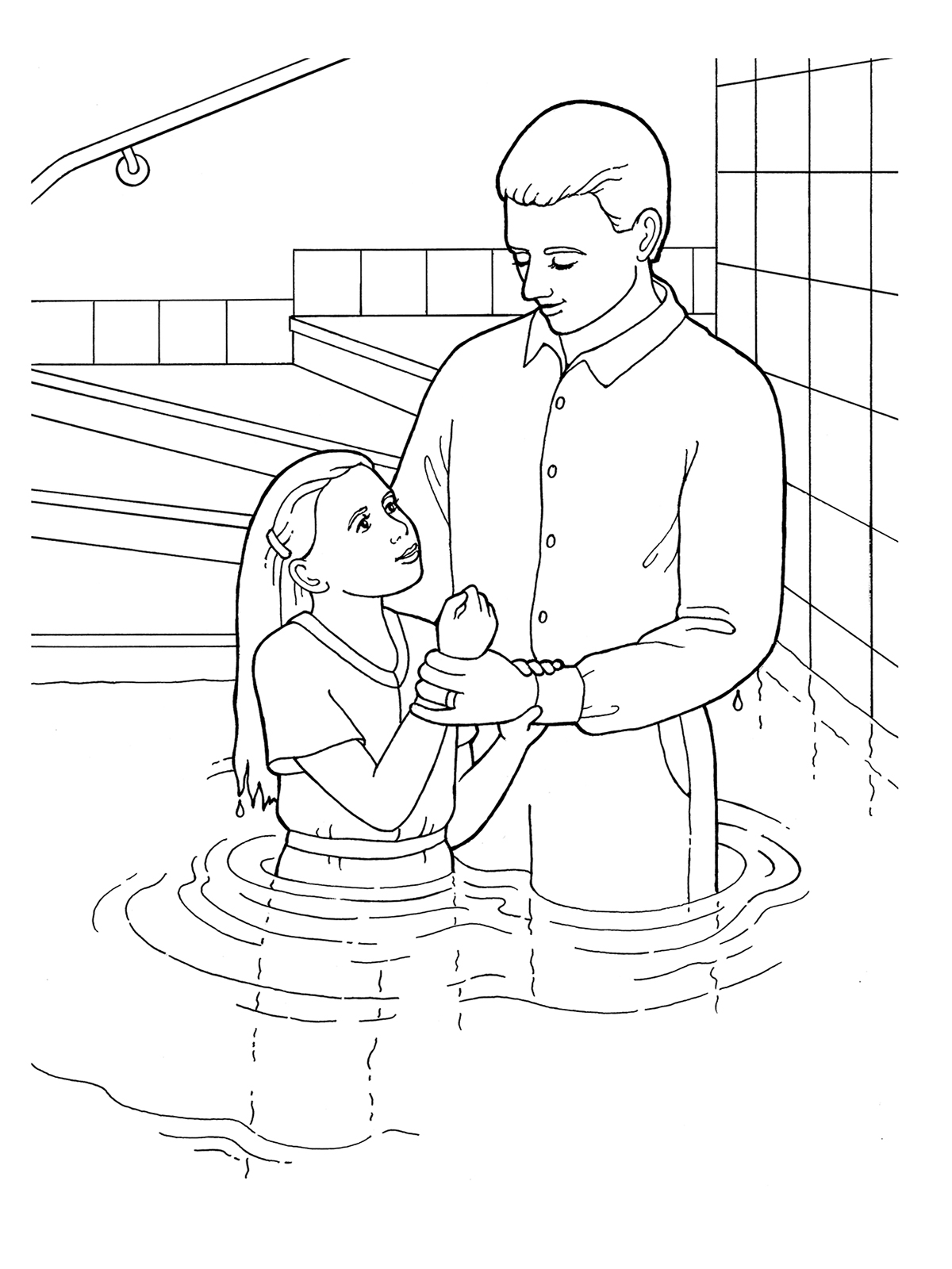 Baptism Coloring Pages Printable Pdf - Free Printable Baptism Coloring Pages