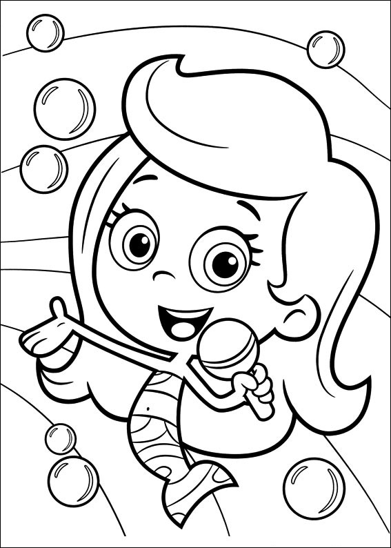 Bubble Guppies Coloring Pages - Free Printable Bubble Guppies Coloring Pages