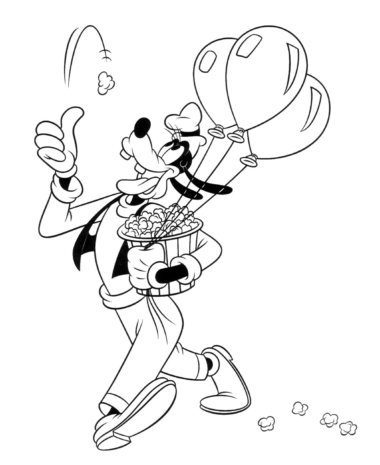 Goofy Coloring Pages For Kids - Free Printable Coloring Pages Goofy