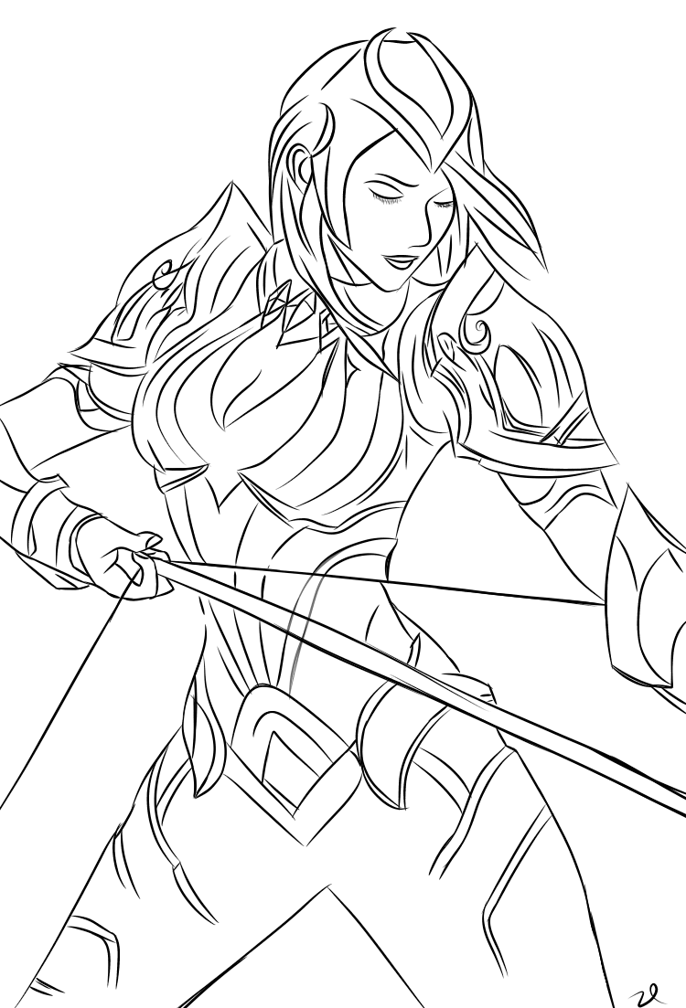 League Of Legends Coloring Pages - Free Printable League Of Legends Coloring Pages