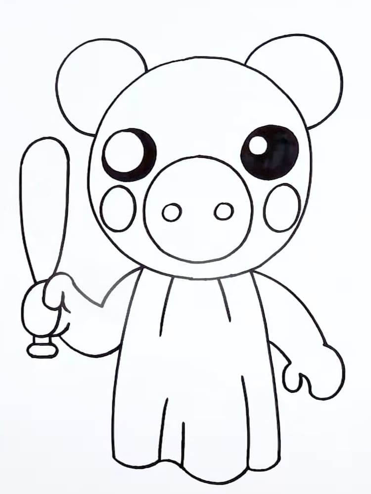 Printable Piggy Coloring Pages Pdf - Free Printable Piggy Coloring Pages