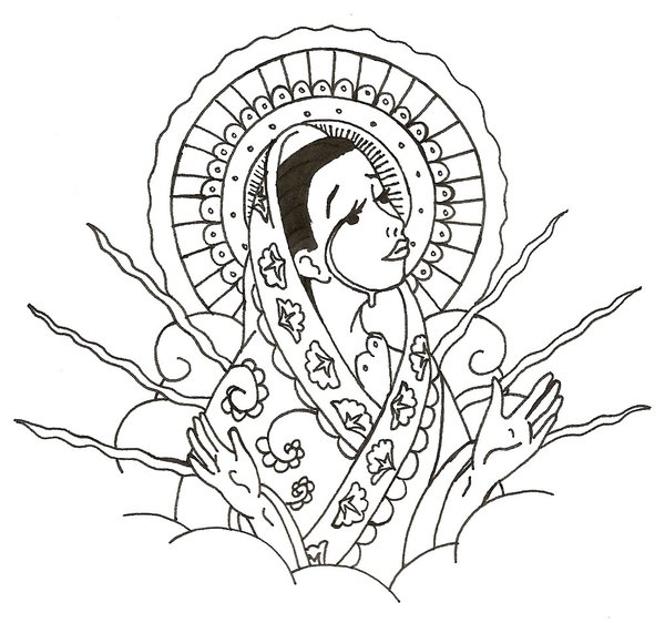 Virgen De Guadalupe Coloring Pages - Free Printable Virgen De Guadalupe Coloring Pages