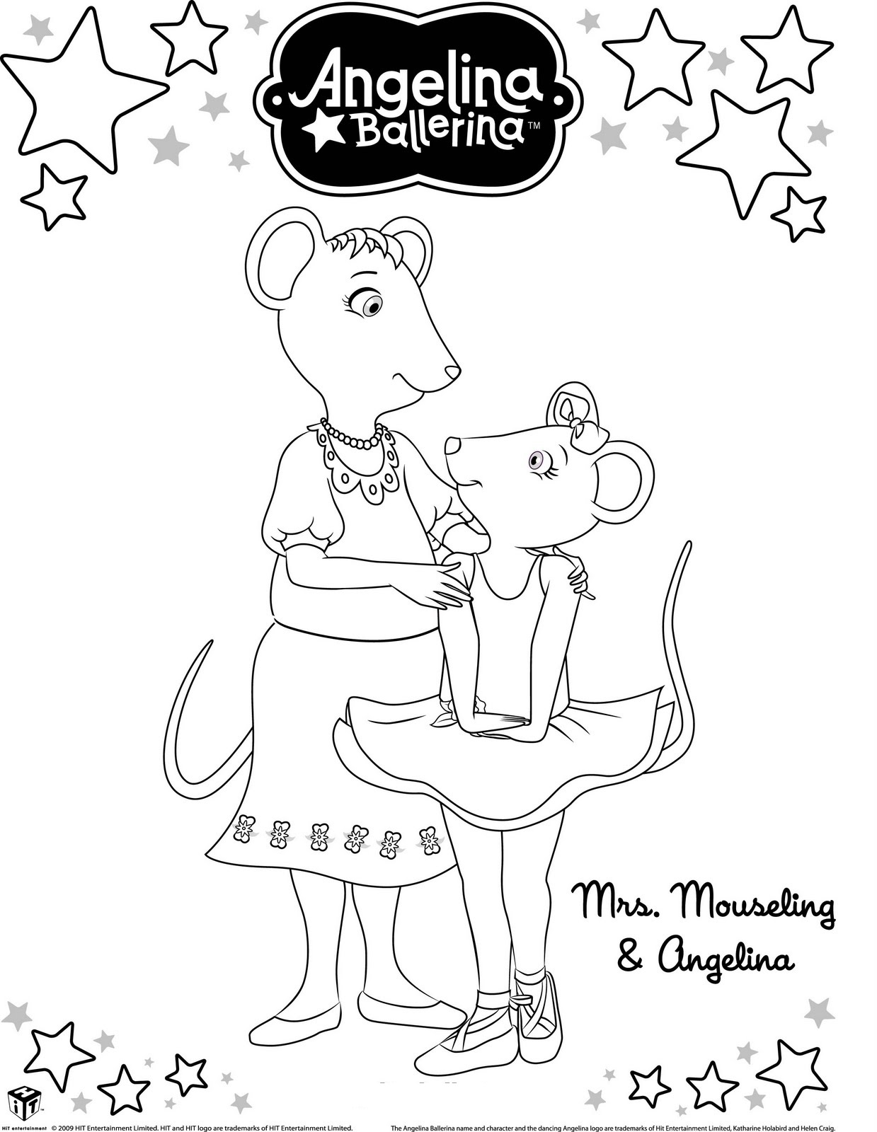 Printable Angelina Ballerina Coloring Pages Pdf - Free Printable ngelina Ballerina Coloring Pages