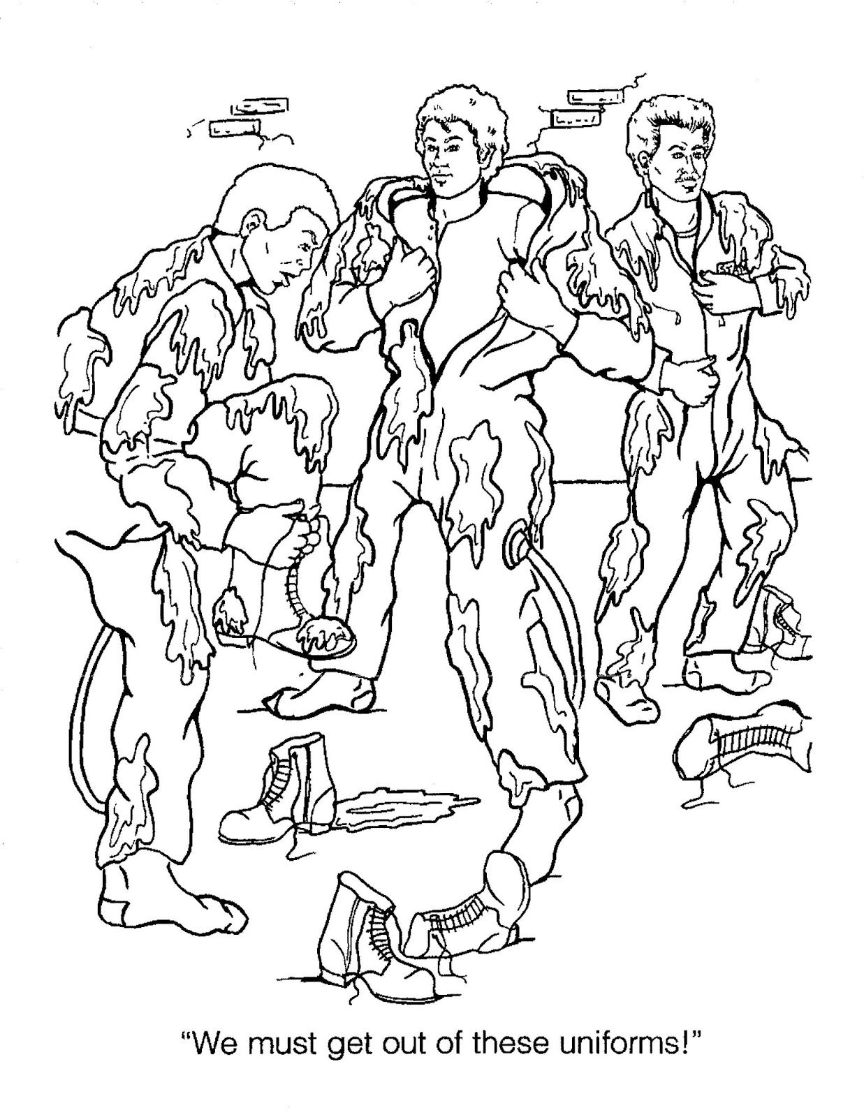 Printable Ghostbusters Coloring Pages Pdf - Ghostbusters 2016 Coloring Pages