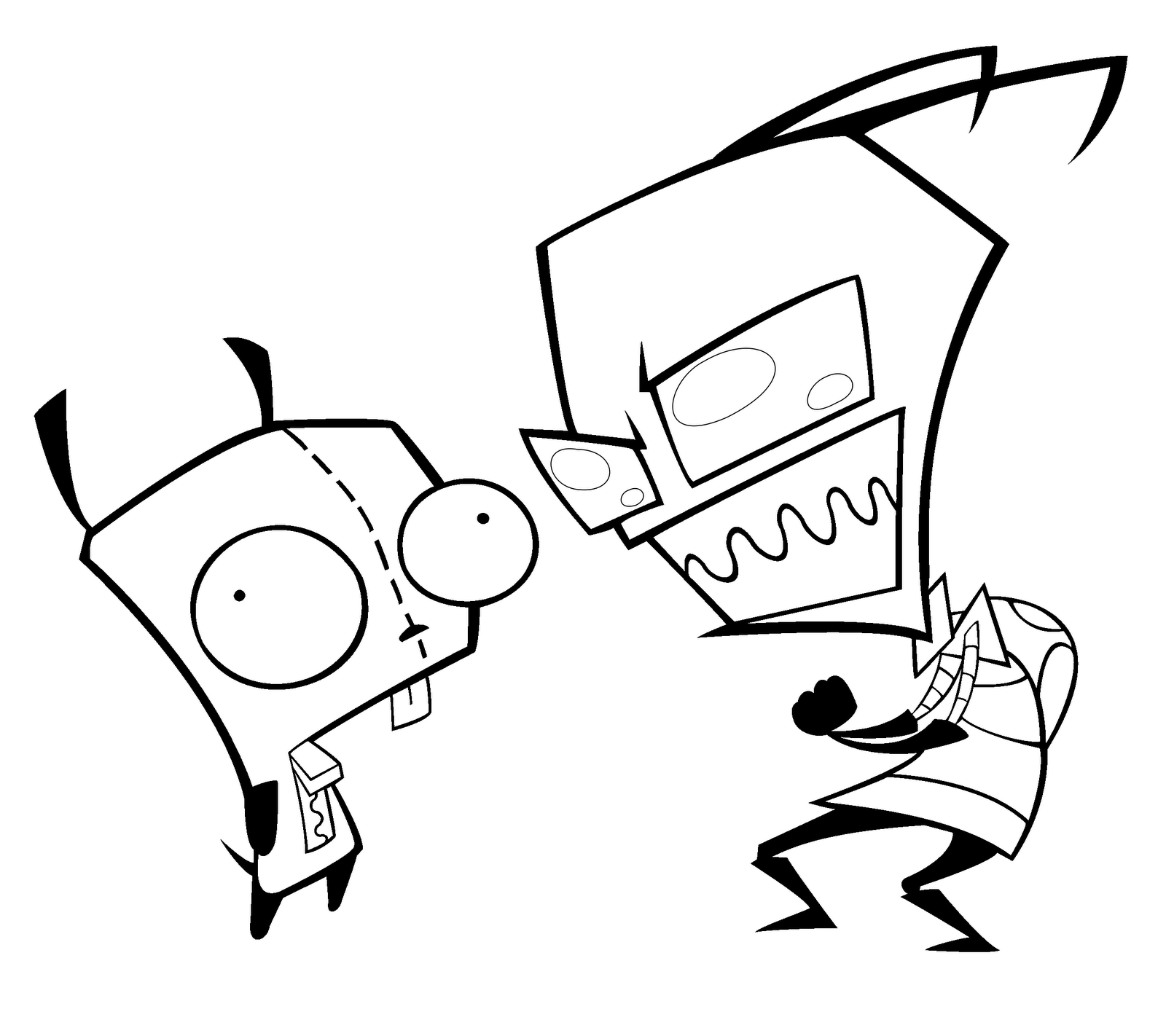Printable GIR Coloring Pages Pdf - Gir Coloring Pages To Print