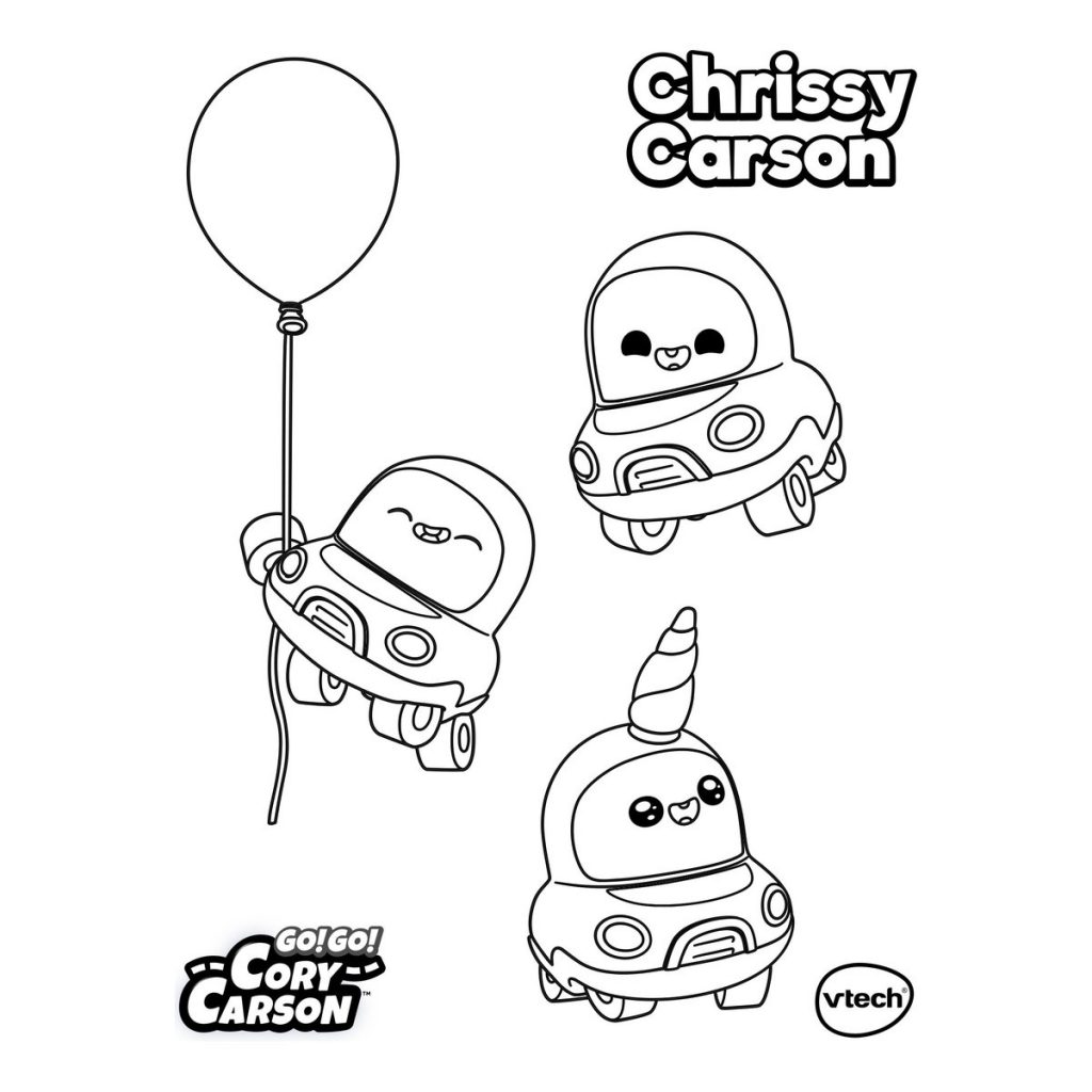 Cory Carson Coloring Pages Pdf to Print - Go Go Cory Carson Chrissy 1024x1024 1
