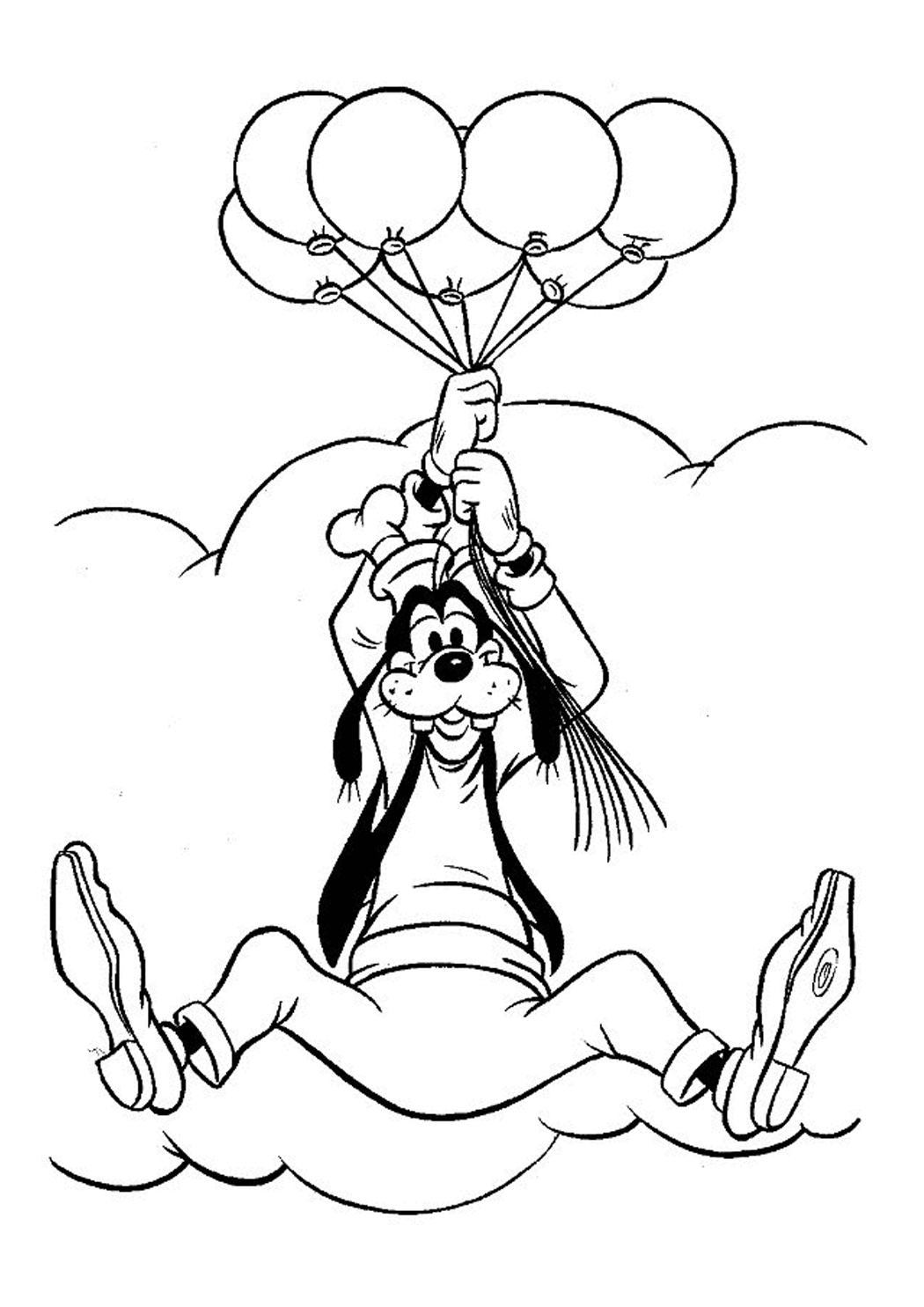 Goofy Coloring Pages For Kids - Goofy Fall Coloring Pages