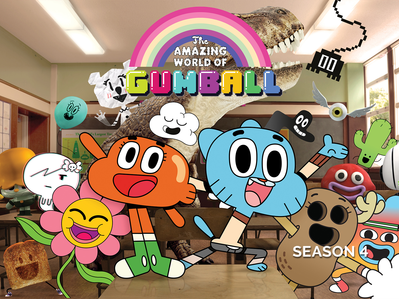 Amazing World Of Gumball Coloring Pages Pdf For Kids - Gumbal