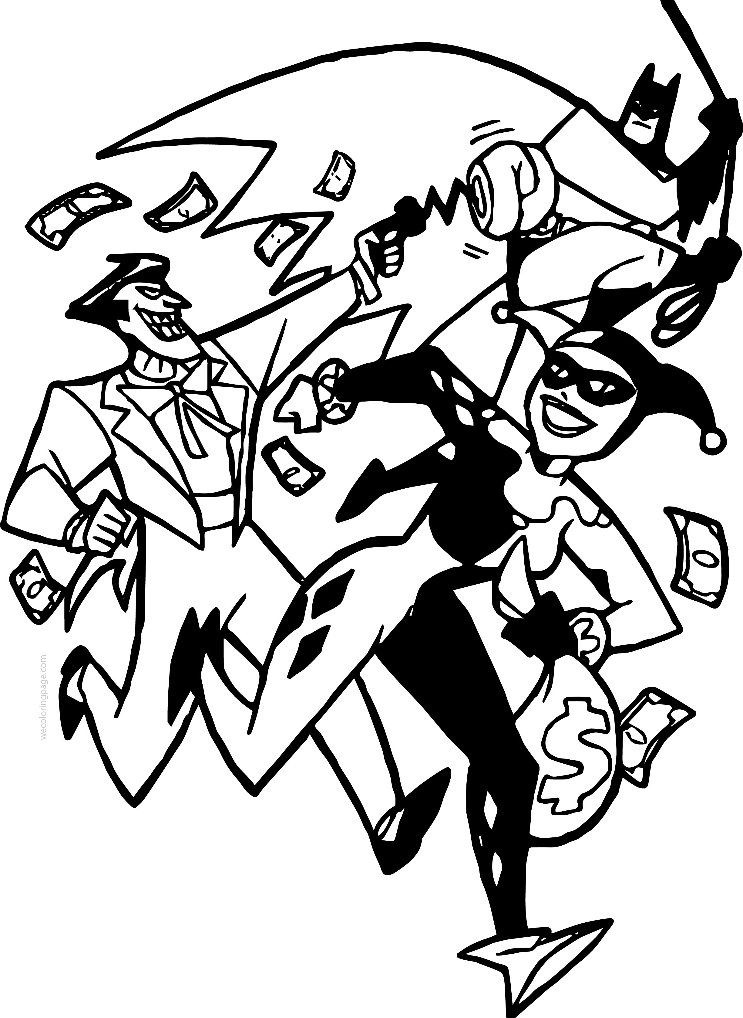 Best Joker Coloring Pages Collection - Harley Quinn And Joker Coloring Pages