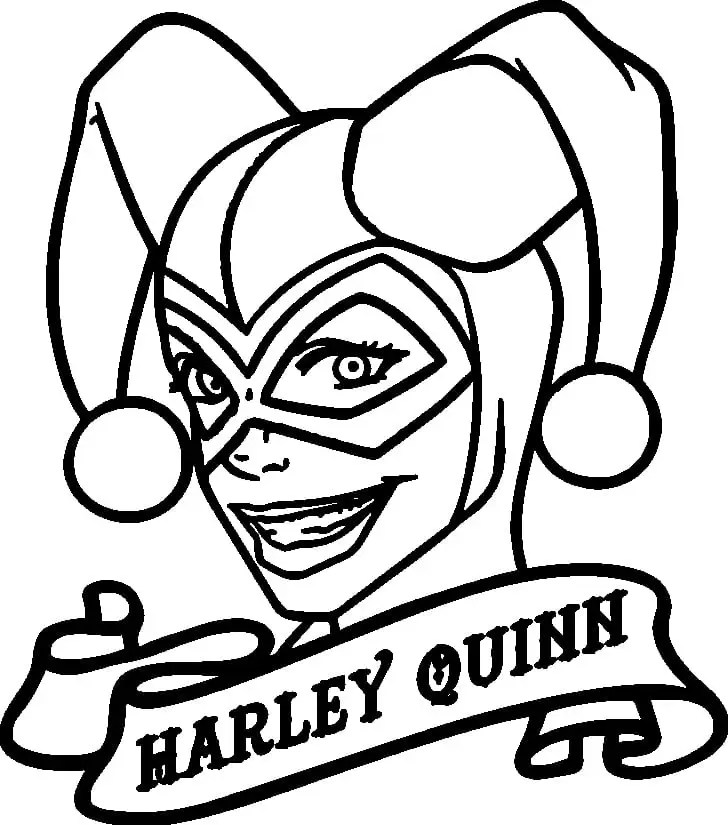 Harley Quinn Coloring Pages - Harley Quinn Coloring Pages To Print